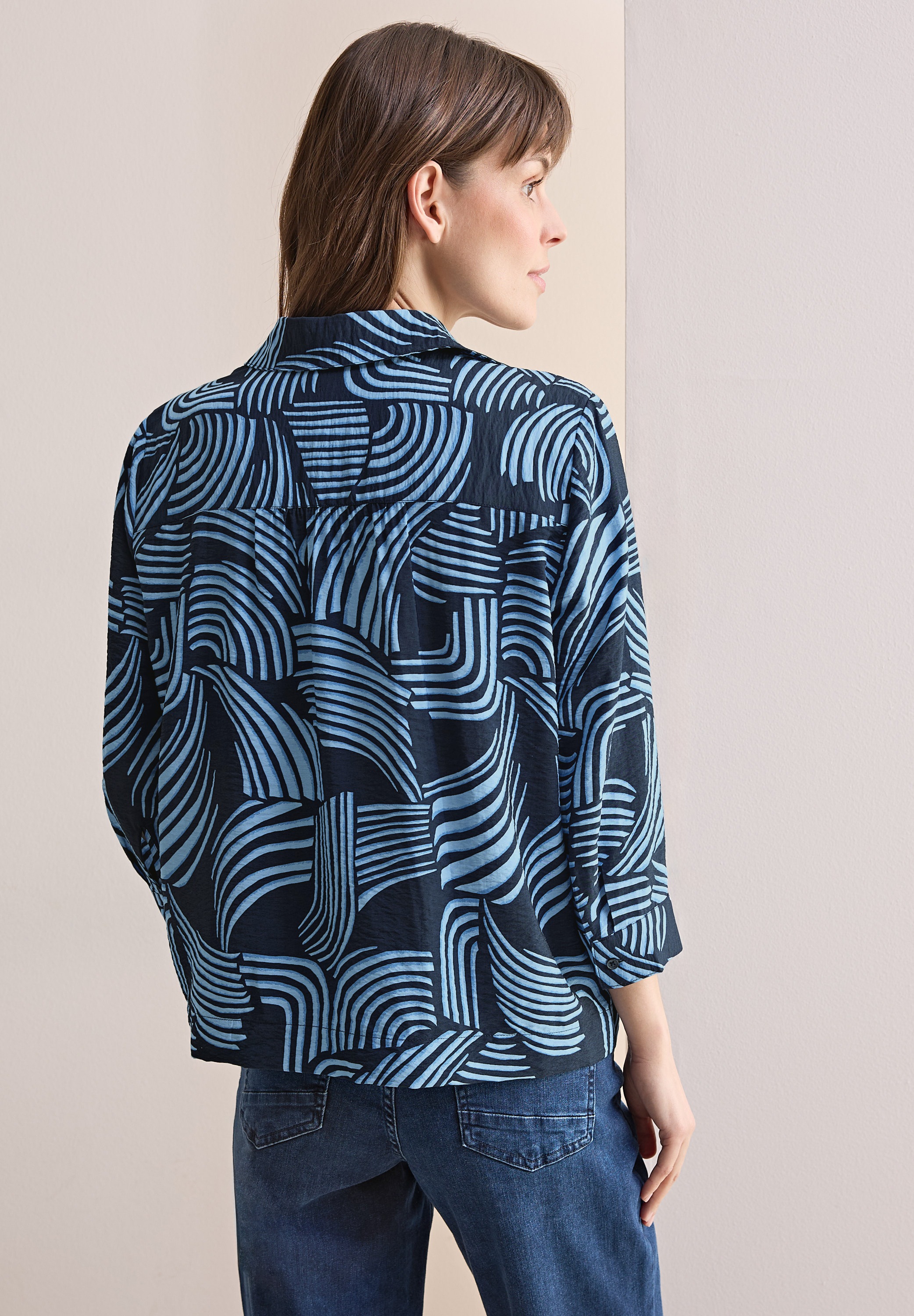 Cecil Hemdbluse, mit All-Over Print günstig online kaufen