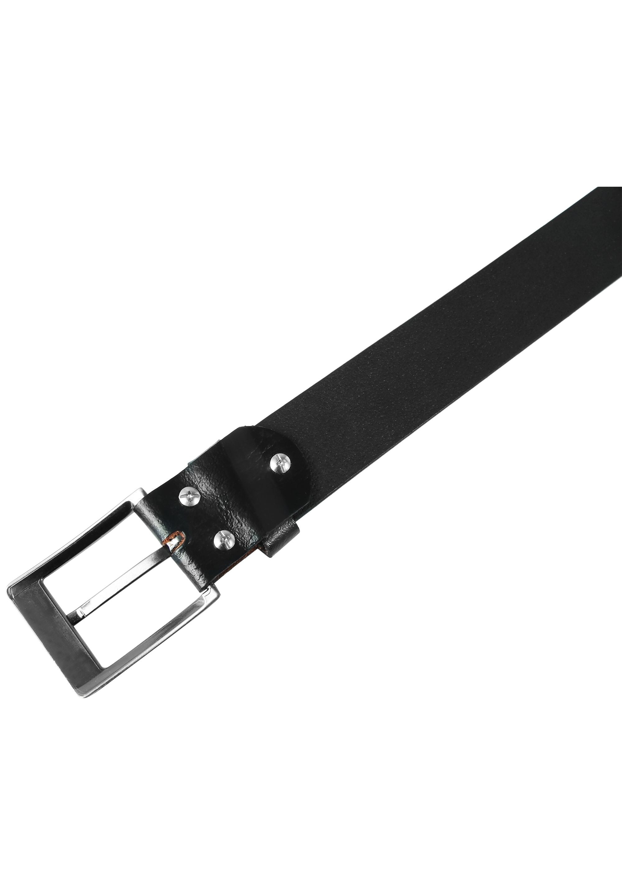 Leonardo Verrelli Ledergürtel »90 cm - 130 cm (Bundweite) in Schwarz aus 100% Echtleder,«