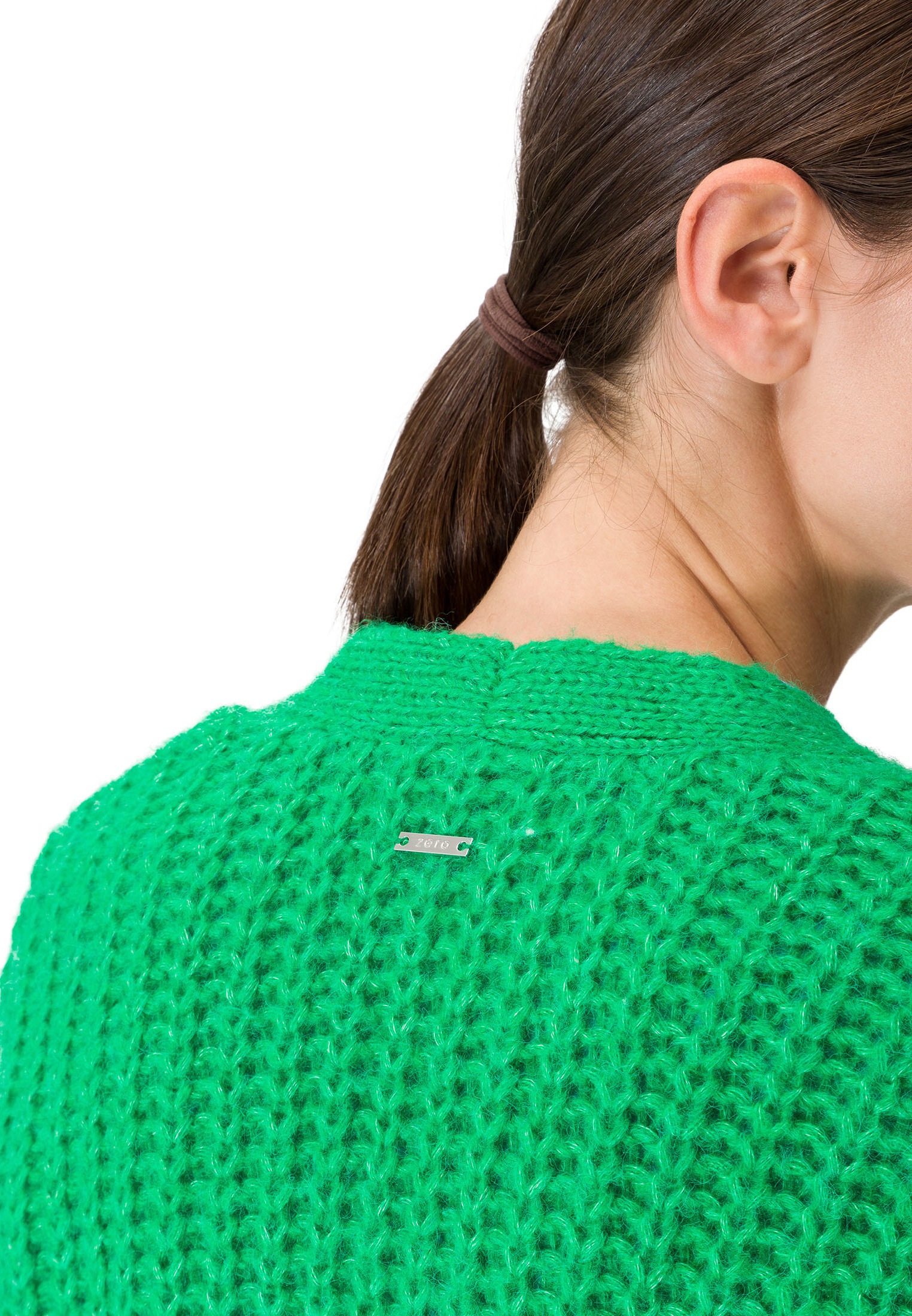 Zero Strickjacke »zero Strickjacke offener Style«, Plain/ohne Details
