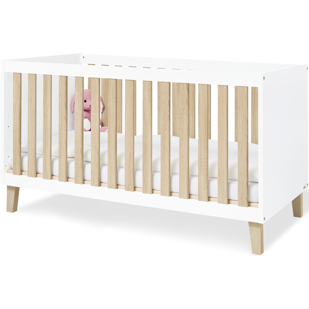 Pinolino® Babymöbel-Set »Lumi«, (Spar-Set, 2 St., Gitterbett, Wickelkommode)