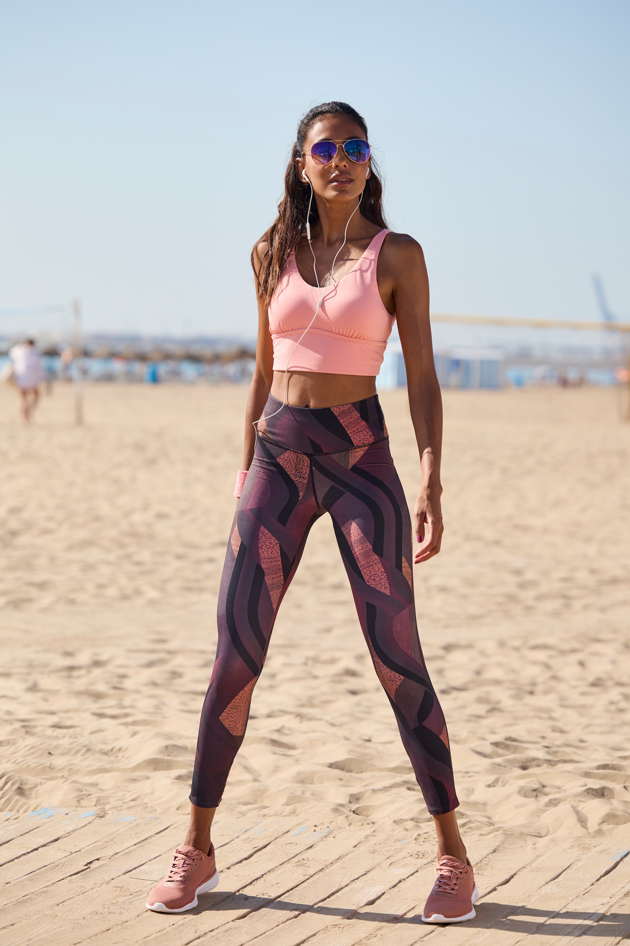 LASCANA ACTIVE Leggings, Abstrakte Musterung