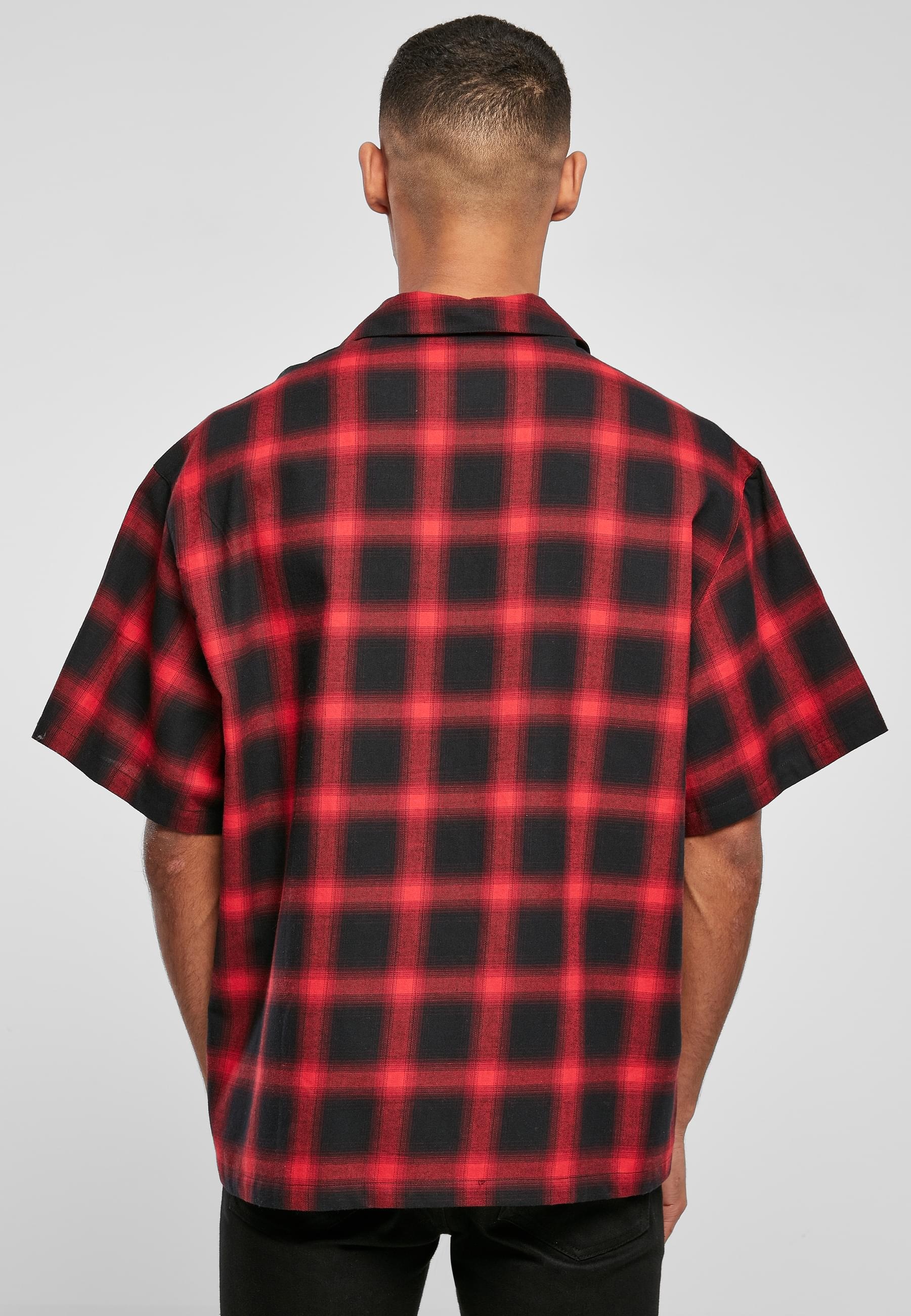 URBAN CLASSICS Langarmhemd »Urban Classics Herren Loose Checked Resort Shirt«, (1 tlg.)