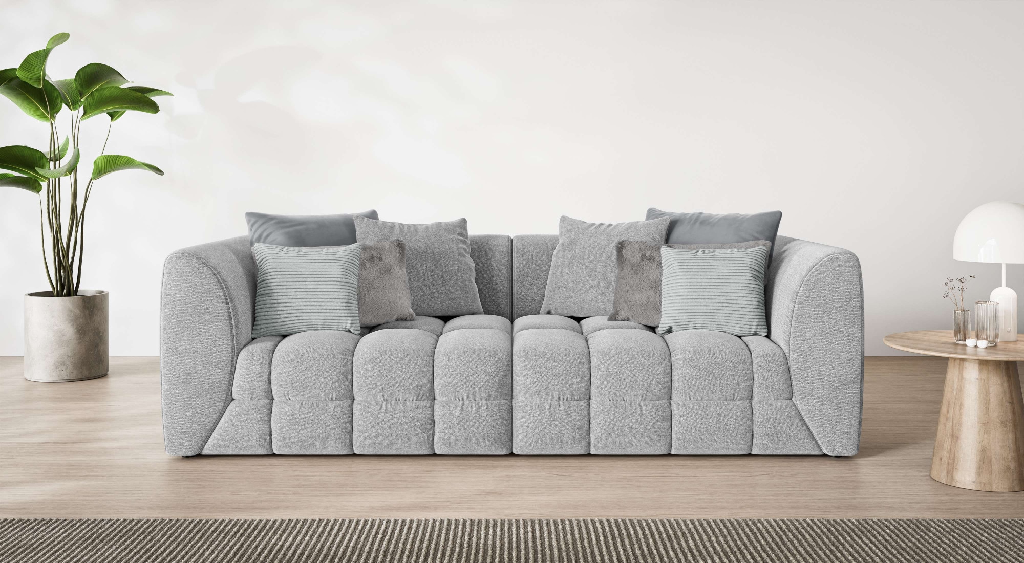 s.Oliver Big-Sofa "COBBO 3-Sitzer Design-Sofa Bubble-Optik, Maße B/T/H: 259 günstig online kaufen