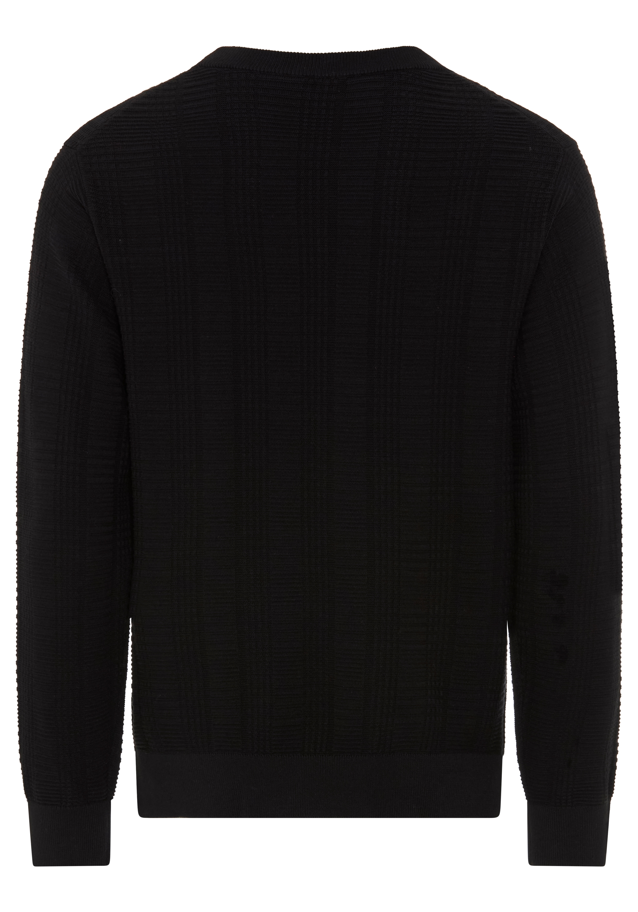 HUGO Strickpullover "Simoh" Rundhalsausschnitt, reine Baumwolle, Regular Fit