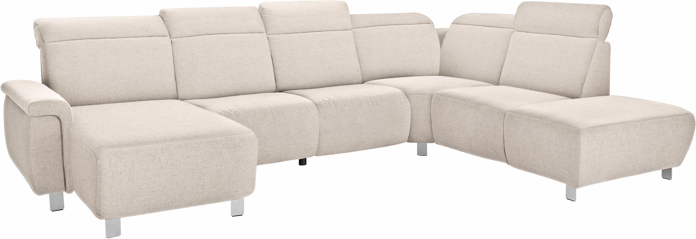 sit&more Wohnlandschaft »Township U-Form«, wahlweise mit elektrischer Wallfree-Funktion