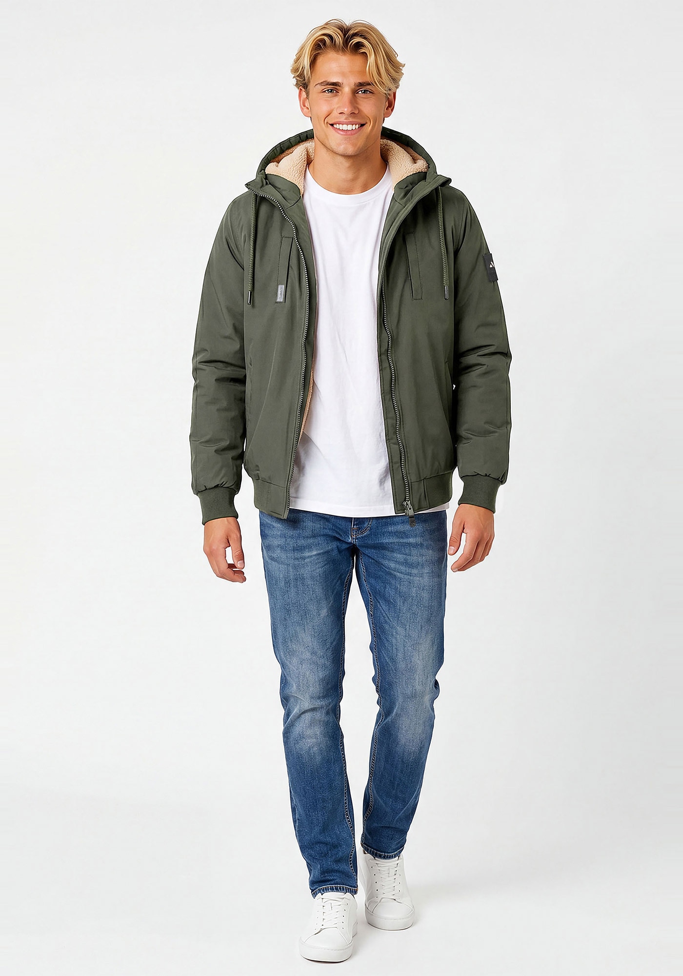 Alessandro Salvarini Winterjacke »ASPedro« innen mit warmem Teddyfell
