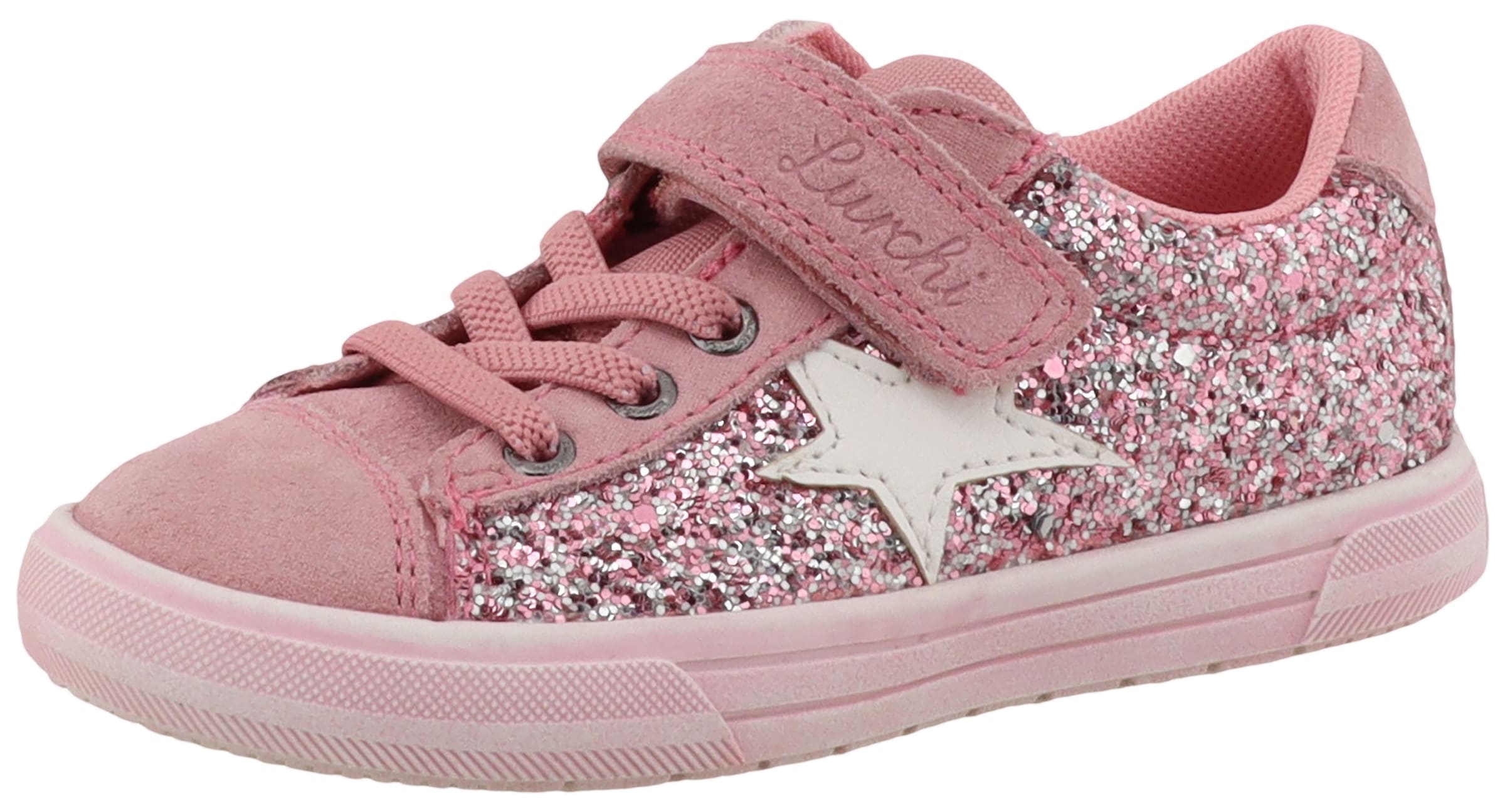 Lurchi Sneaker "Bine" Klettschuh mit Glitzer, Größenschablone zum Download günstig online kaufen