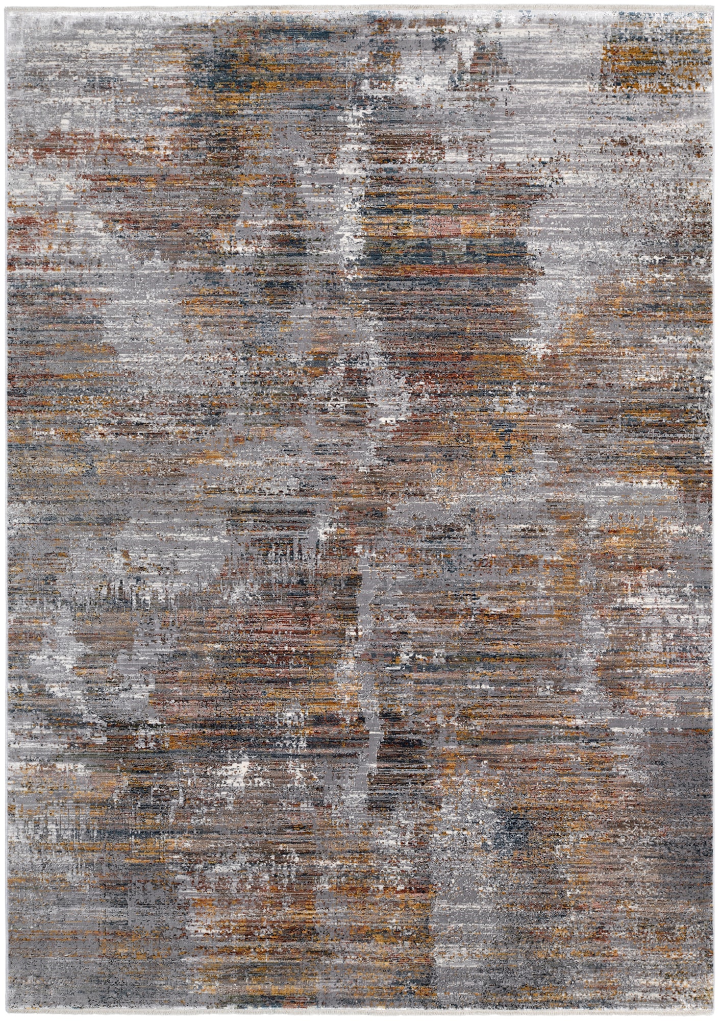 Teppich OCI DIE TEPPICHMARKE "SUMITA FOUR", bunt (multicolor), B:120cm H:8mm L:170cm, Viskose, Teppiche, Teppich, edler Glanz, maschinell gewebt, Vinatge