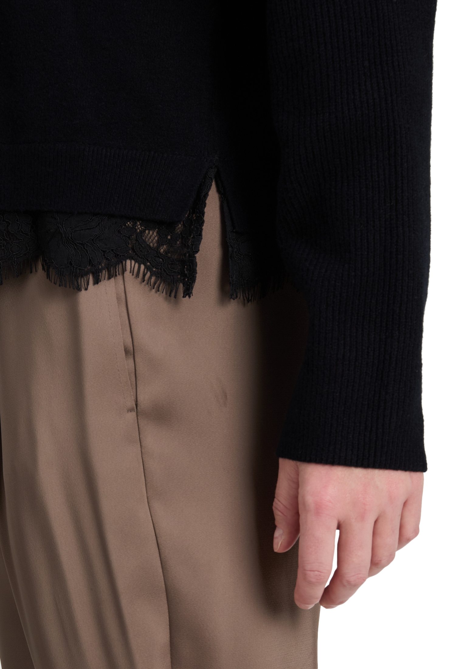 Betty Barclay Strickpullover »Damen mit Spitzenkante« 1 tlg.