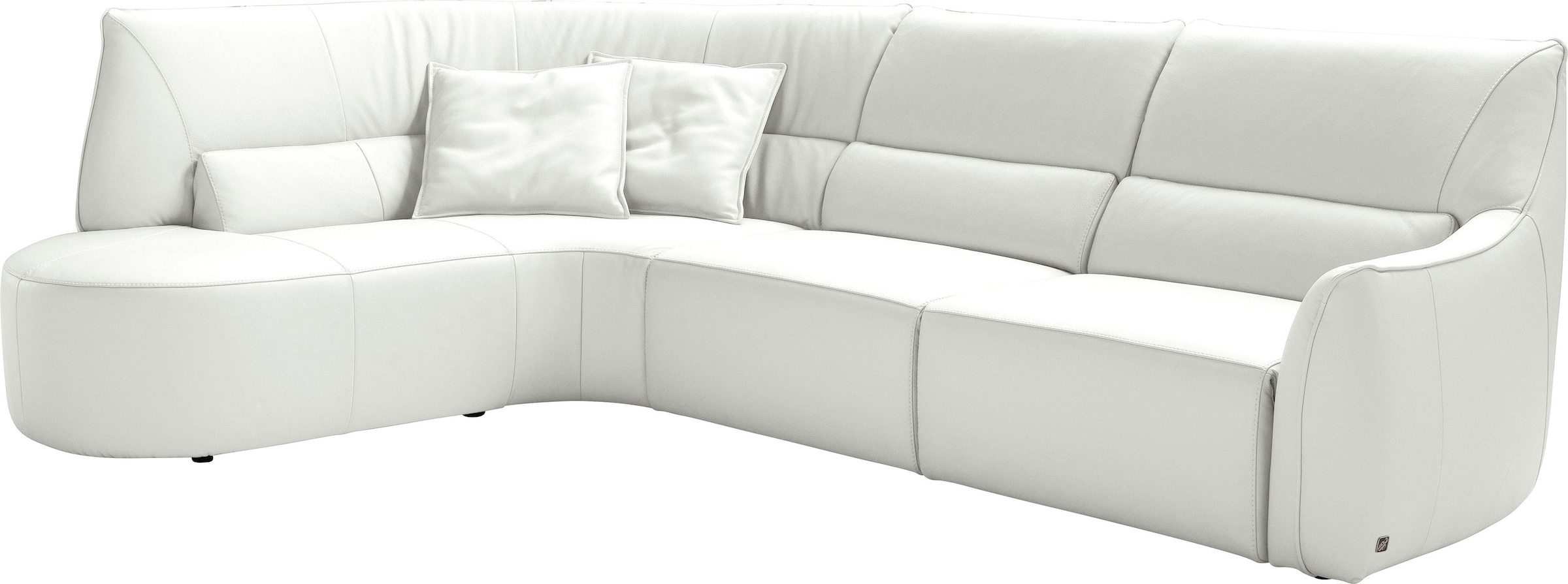 Egoitaliano Ecksofa "Puffy, extravagant & edel, Retro Designsofa, hoher Sit günstig online kaufen