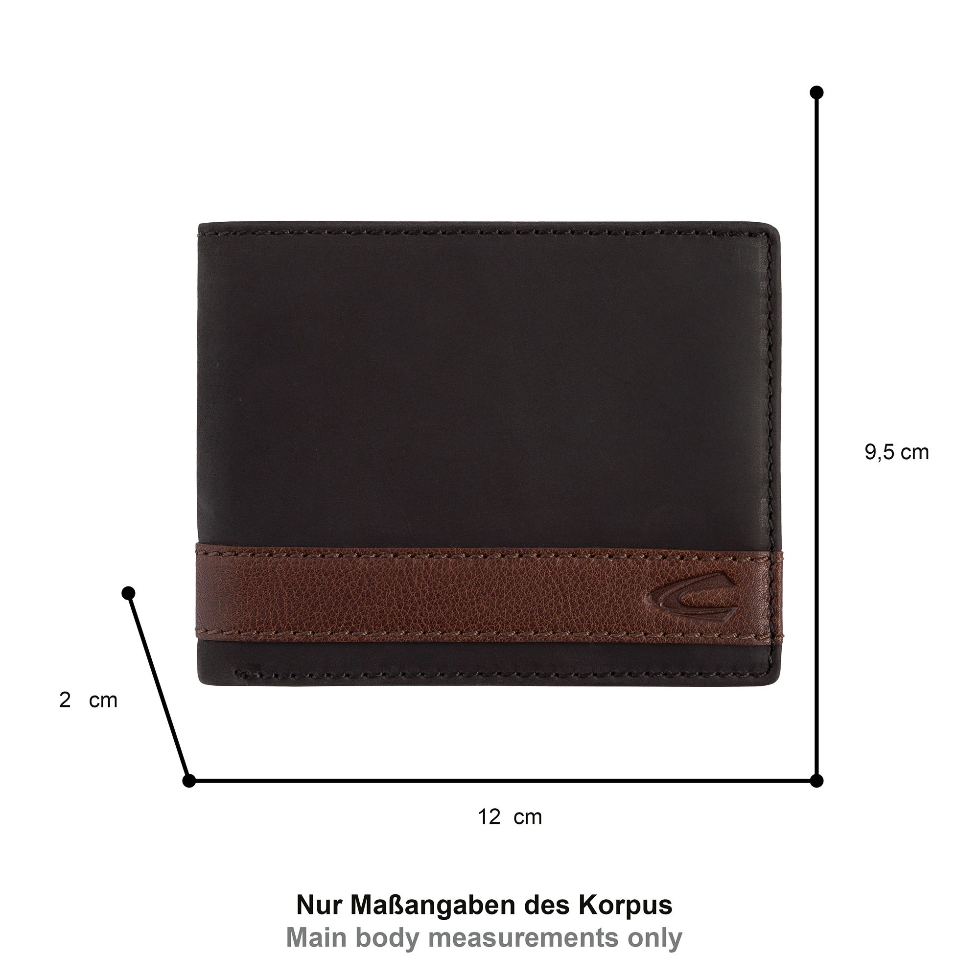 camel active Geldbörse "Taipeh" aus hochwertigem Rindsleder mit braunen Que günstig online kaufen