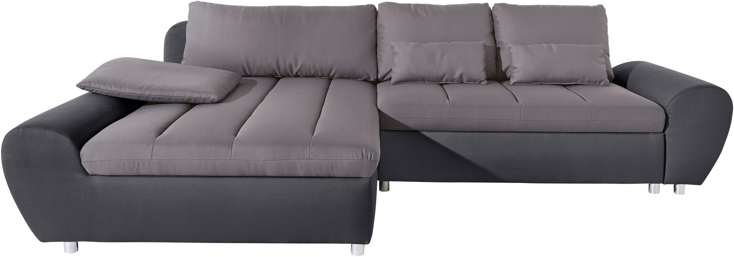 sit&more Ecksofa »Bandos L-Form«, in 2 unterschiedlichen Größen, wahlweise mit Bettfunktion