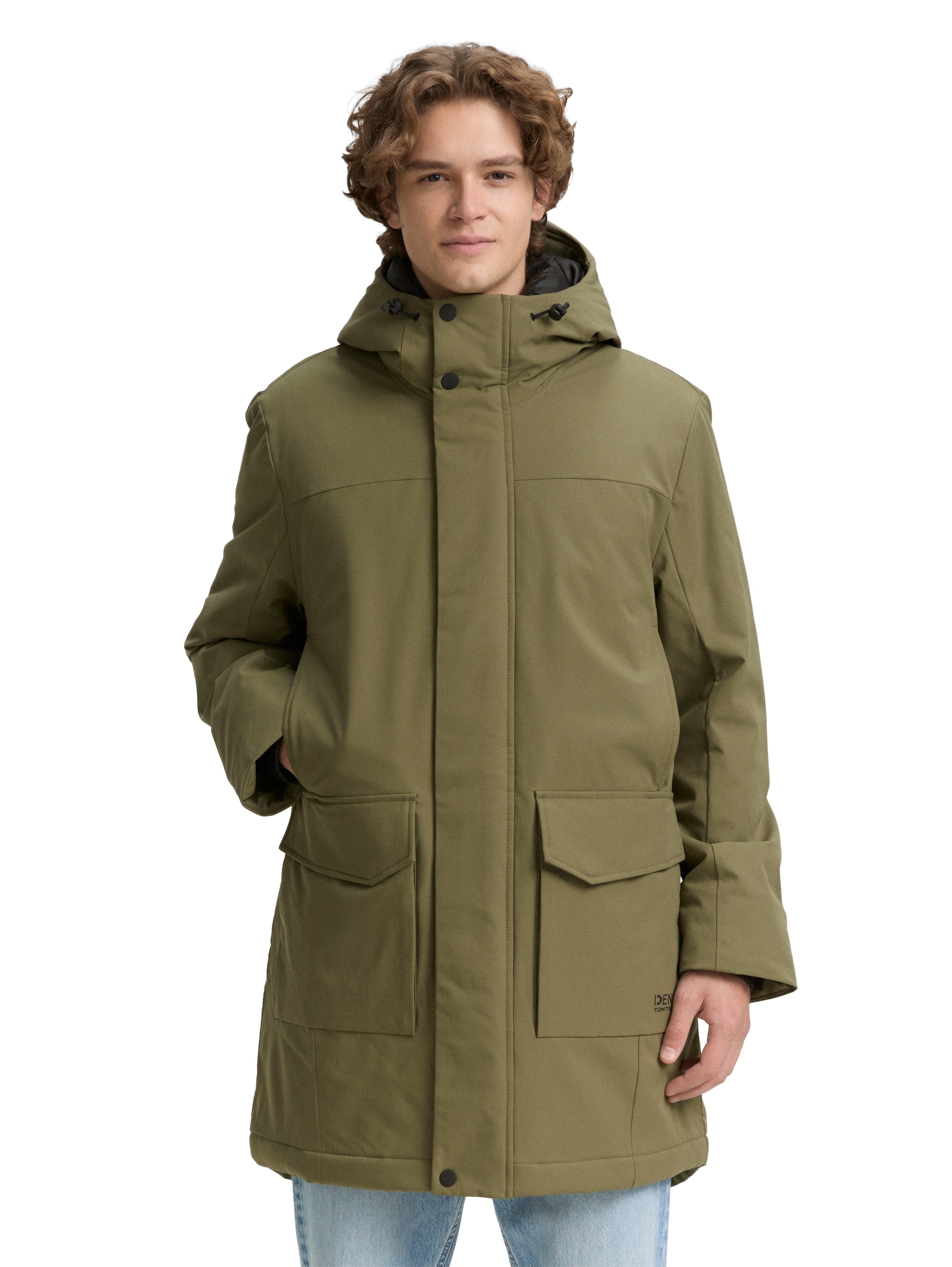 TOM TAILOR Denim Parka, mit Kapuze, mit wasserabweisender Funktion günstig online kaufen