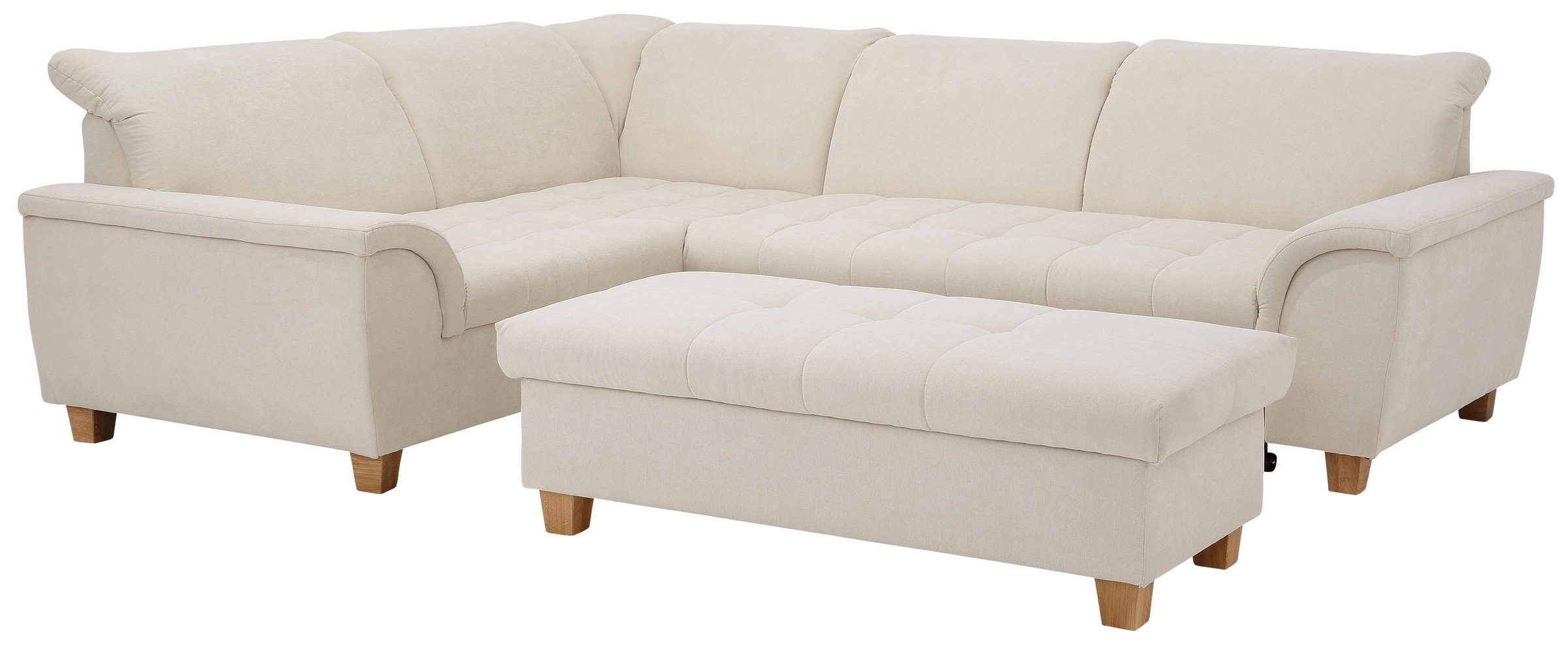 Home affaire Ecksofa "Lyla fester Sitzkomfort, bequeme Armlehnen, Breite 27 günstig online kaufen