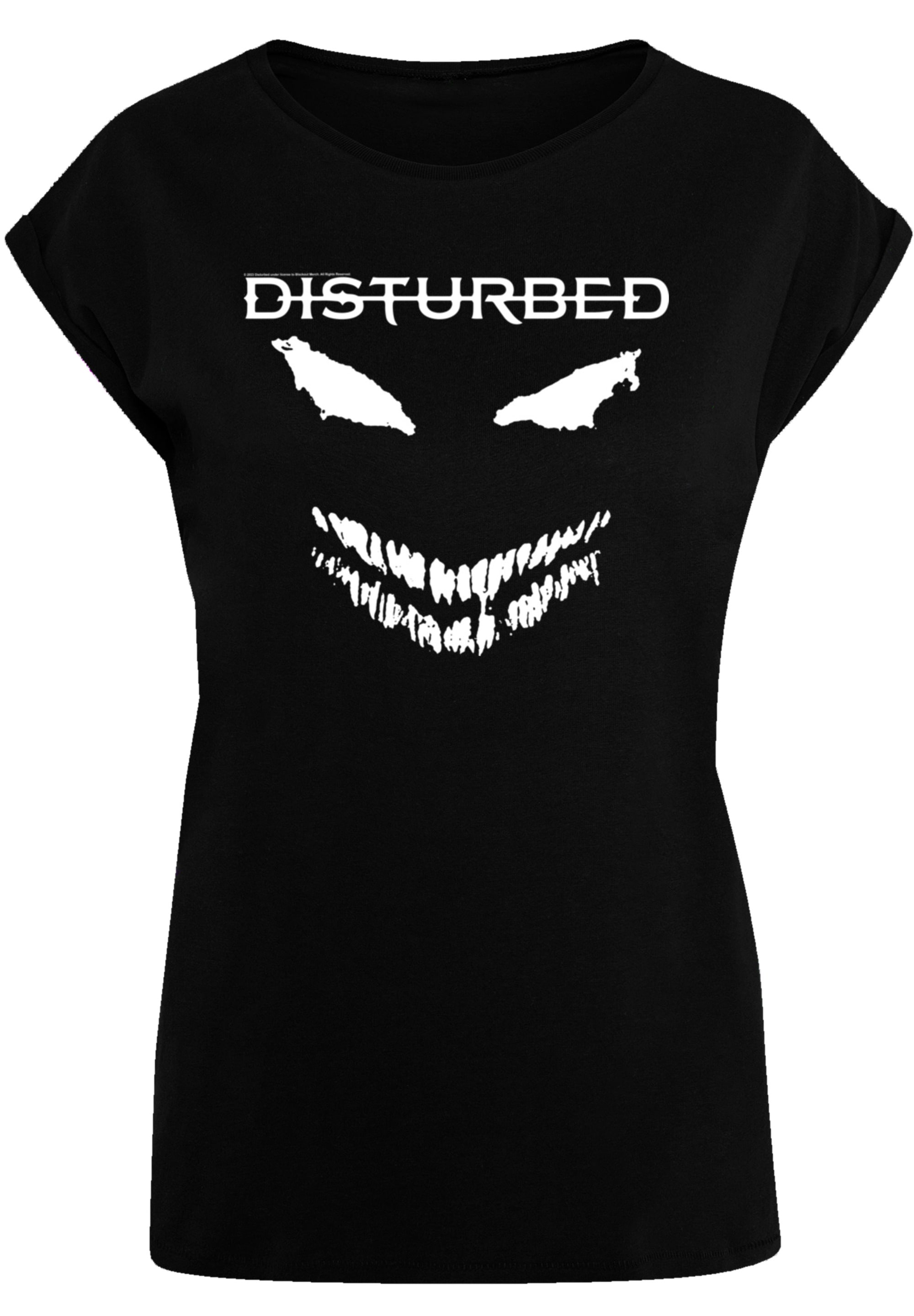 F4NT4STIC T-Shirt »Disturbed Heavy Metal Scary Face Candle«, Premium Qualität, Rock-Musik, Band
