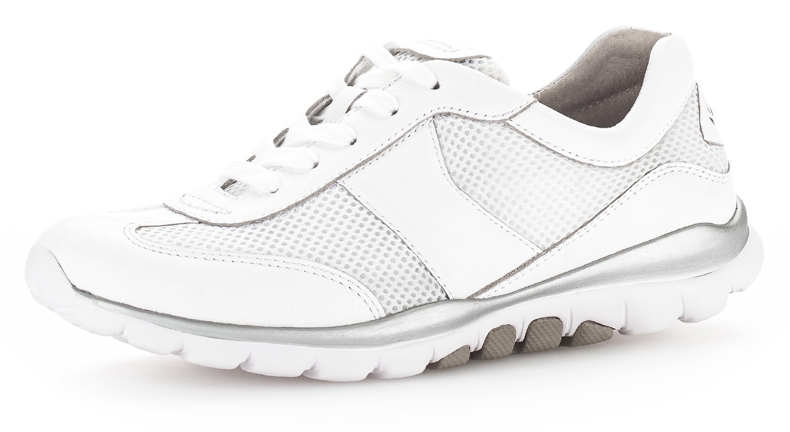 Gabor Rollingsoft Sneaker, mit sportlichem Mesheinsatz, Freizeitschuh, Halbschuh, Schnürschuh