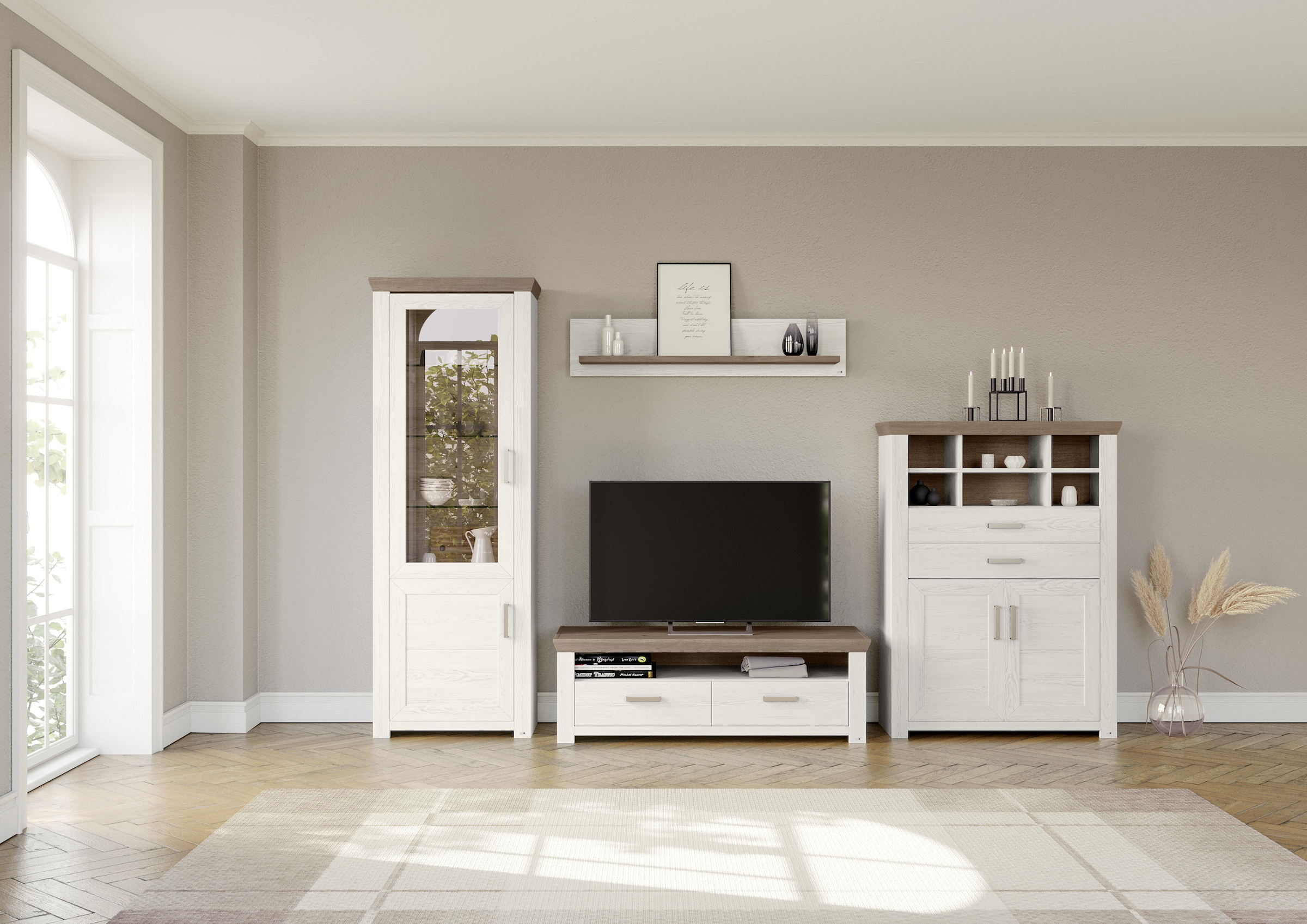 set one by Musterring Wohnwand "York" 4 Stk. tlg. günstig online kaufen