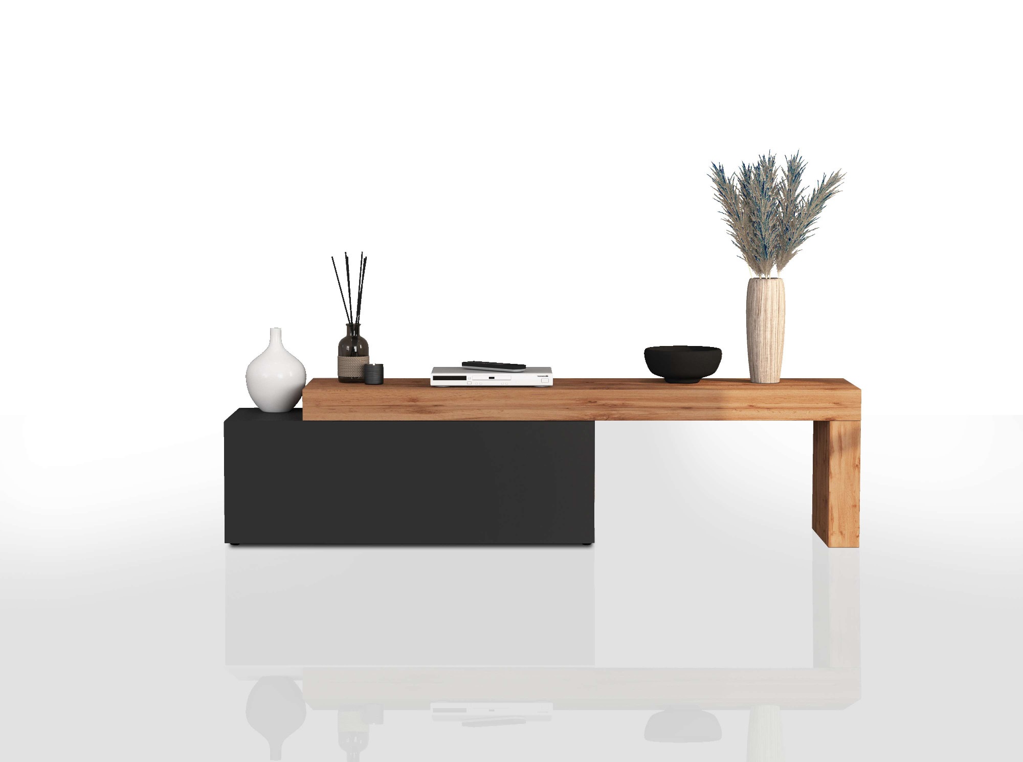INOSIGN TV-Board "Chronos TV-Board, Lowboard", (1 St., Breite verstellbar v günstig online kaufen