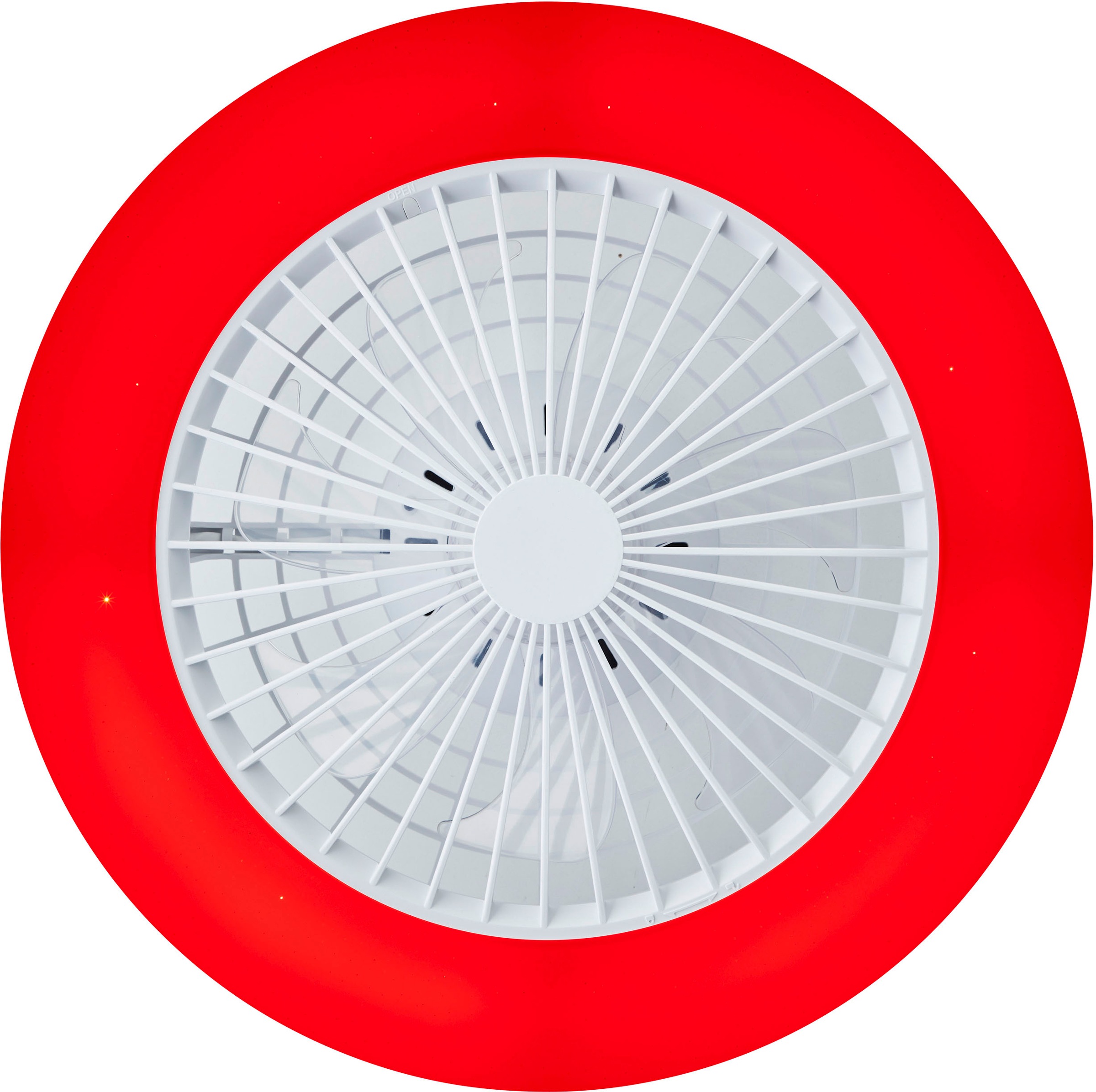 Brilliant LED Deckenleuchte »Salerno«, LED Leuchte, Ventilator, digitales RGB, 49 cm, 4700 lm, 3000-6500 K