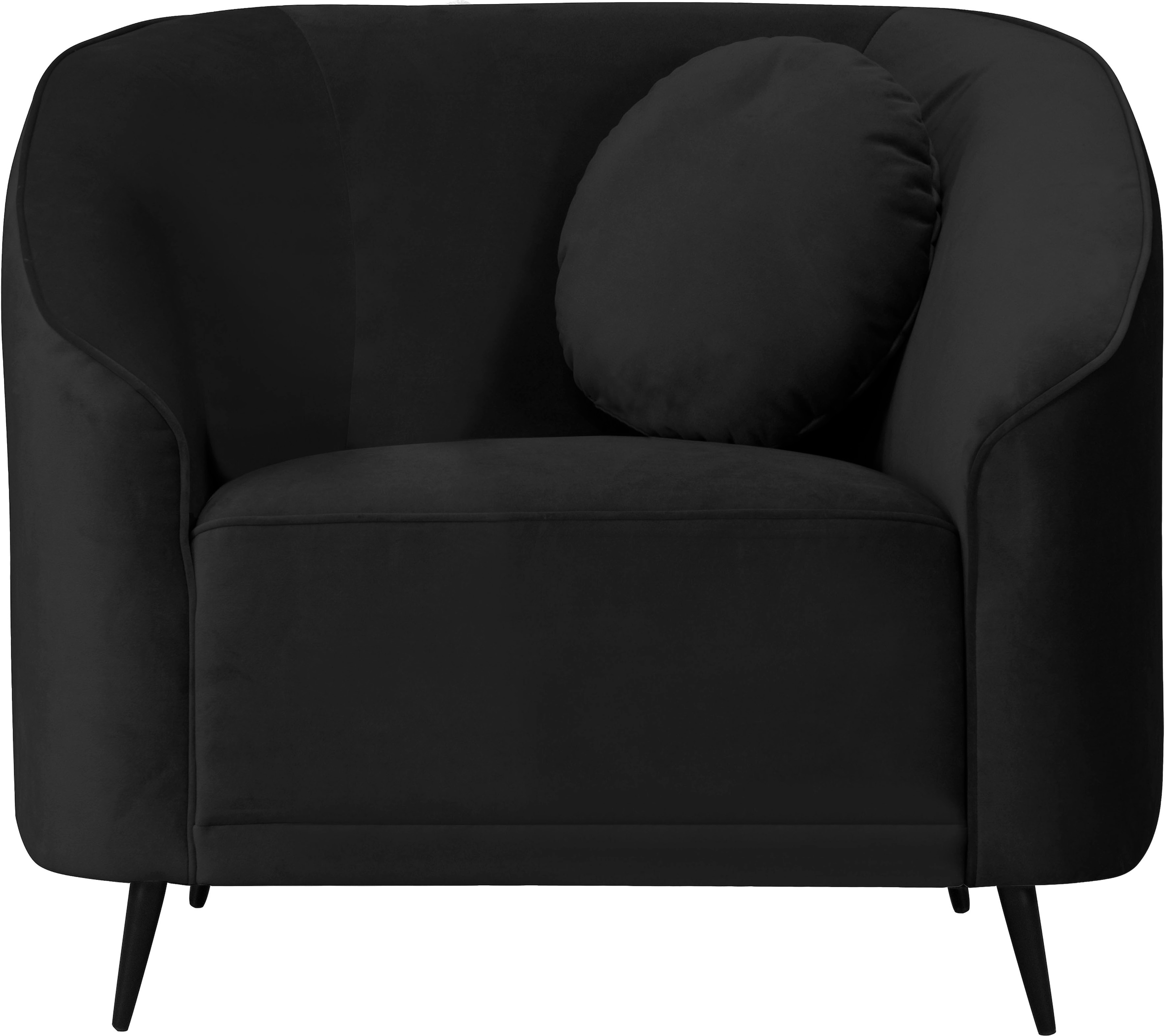 Home affaire Sessel "Ashly" in 3 Bezugsvarianten, Bouclé, Samtoptik und Str günstig online kaufen