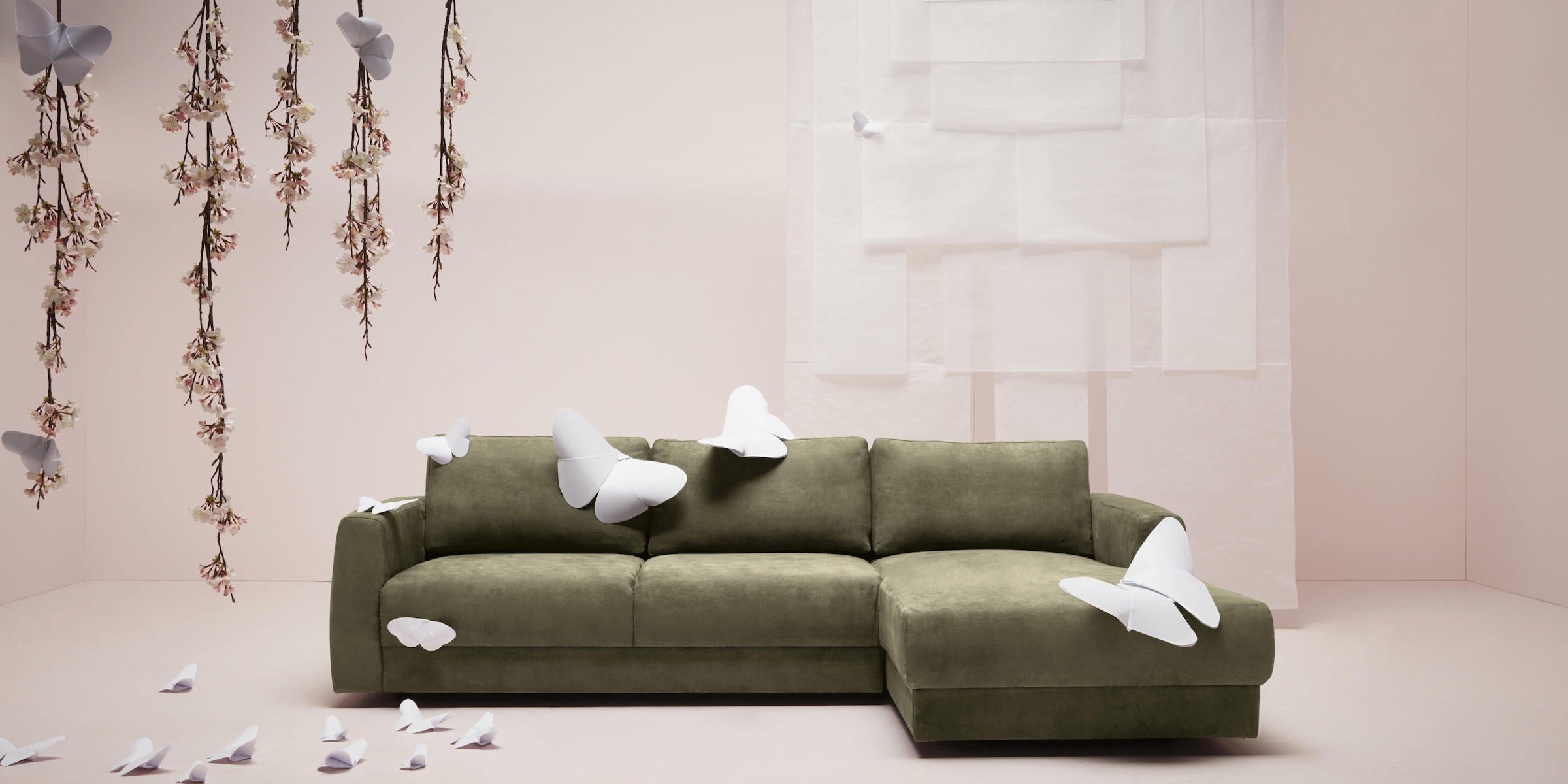 andas Ecksofa »Hobro L-Form«, in 3 Bezugsqualitäten in vielen Farben, Design by Morten Georgsen