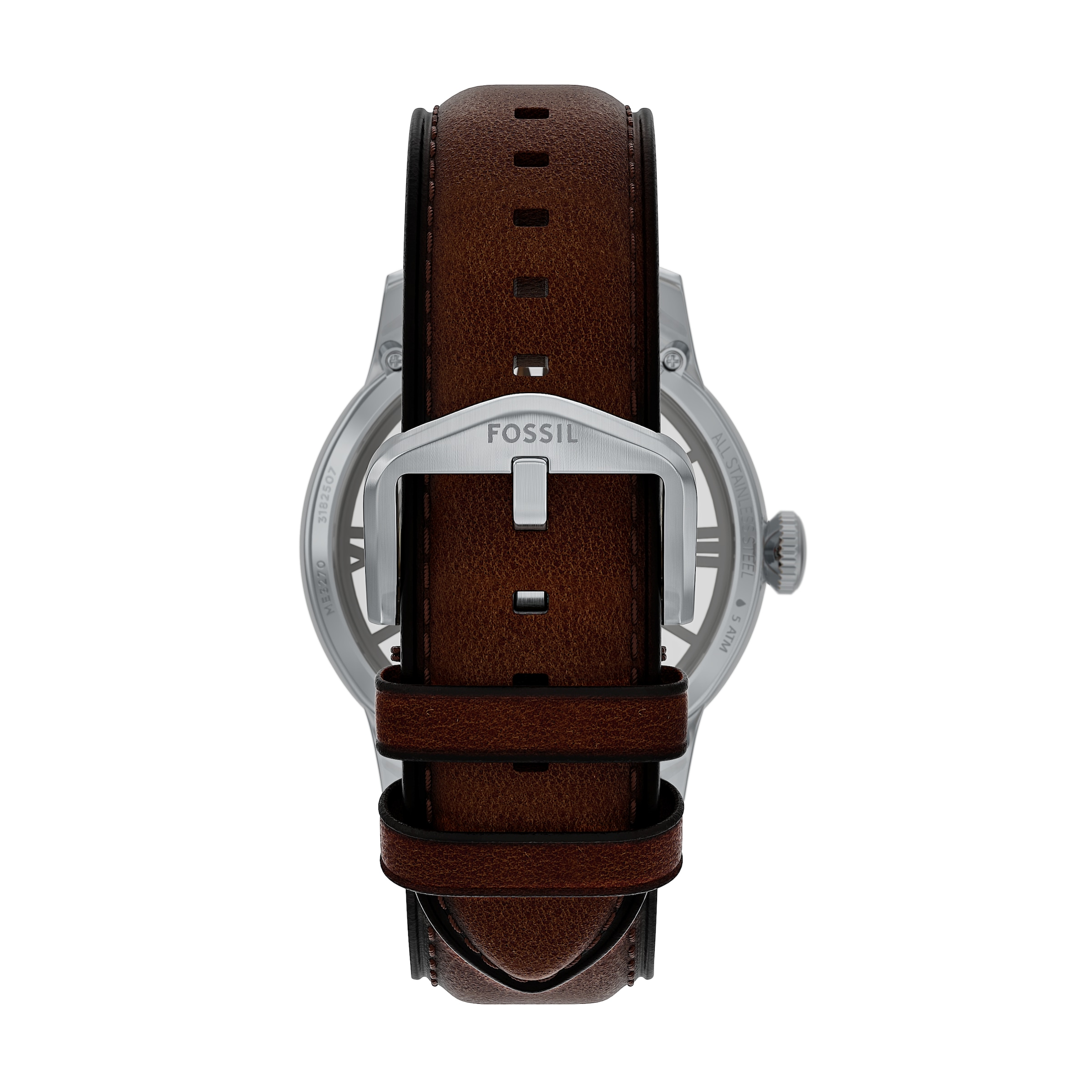 Fossil Automatikuhr »TOWNSMAN«, Armbanduhr, Herrenuhr, Mechanische Uhr, Lederarmband, analog