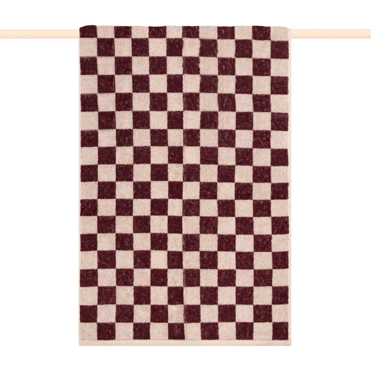 PAD Duschtuch "CHESS, 70x140 cm" Made in Europe, 100% Baumwolle, modernes Karo Design