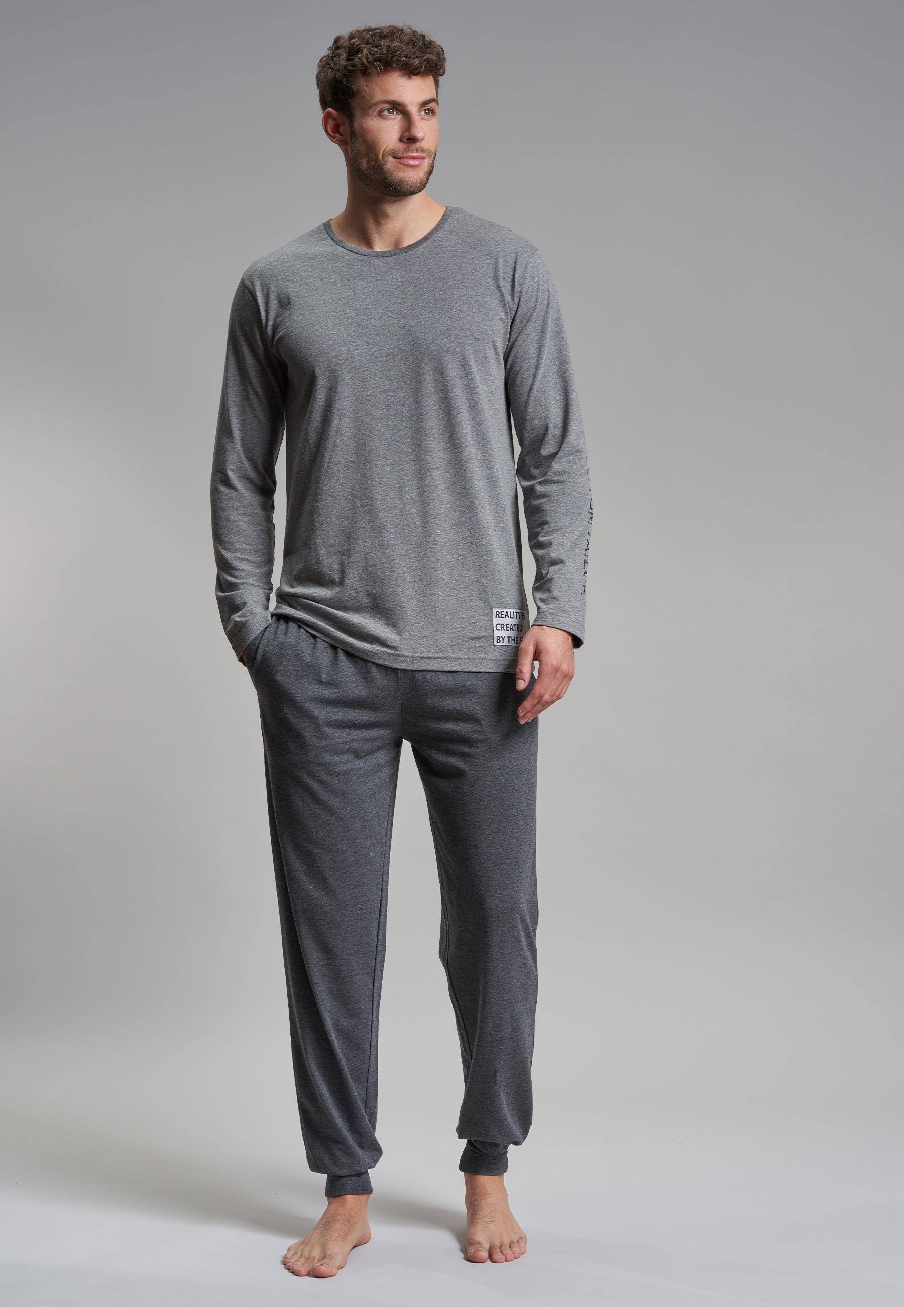 TOM TAILOR Pyjama, mit Aufdruck