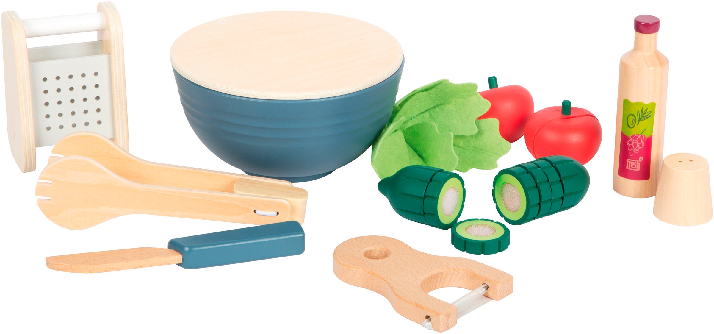 Small Foot Spiellebensmittel »Schneide-Set Salat fresh«, aus Holz