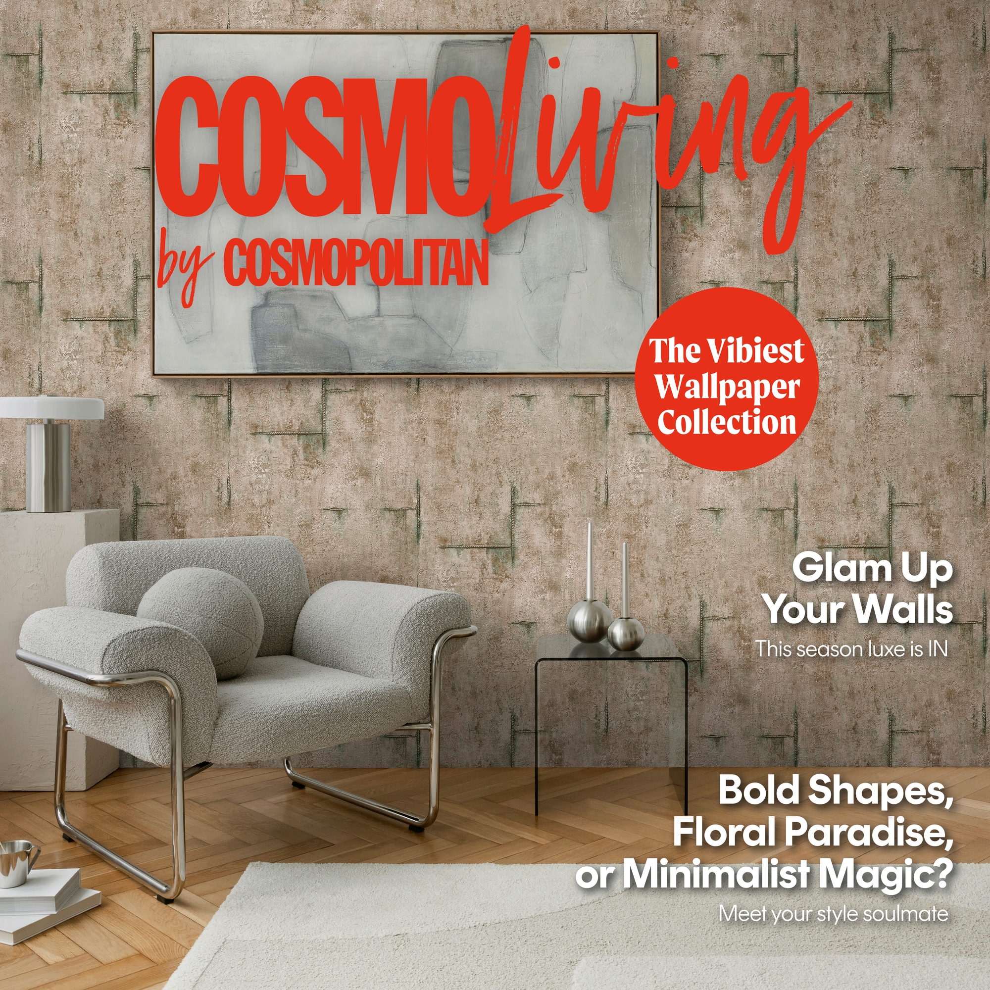 CosmoLiving by Cosmopolitan Vliestapete »Graphite Groove-Edge Betonoptiktapete« matt strukturiert Betonoptik mit modernem Industrial-Charme