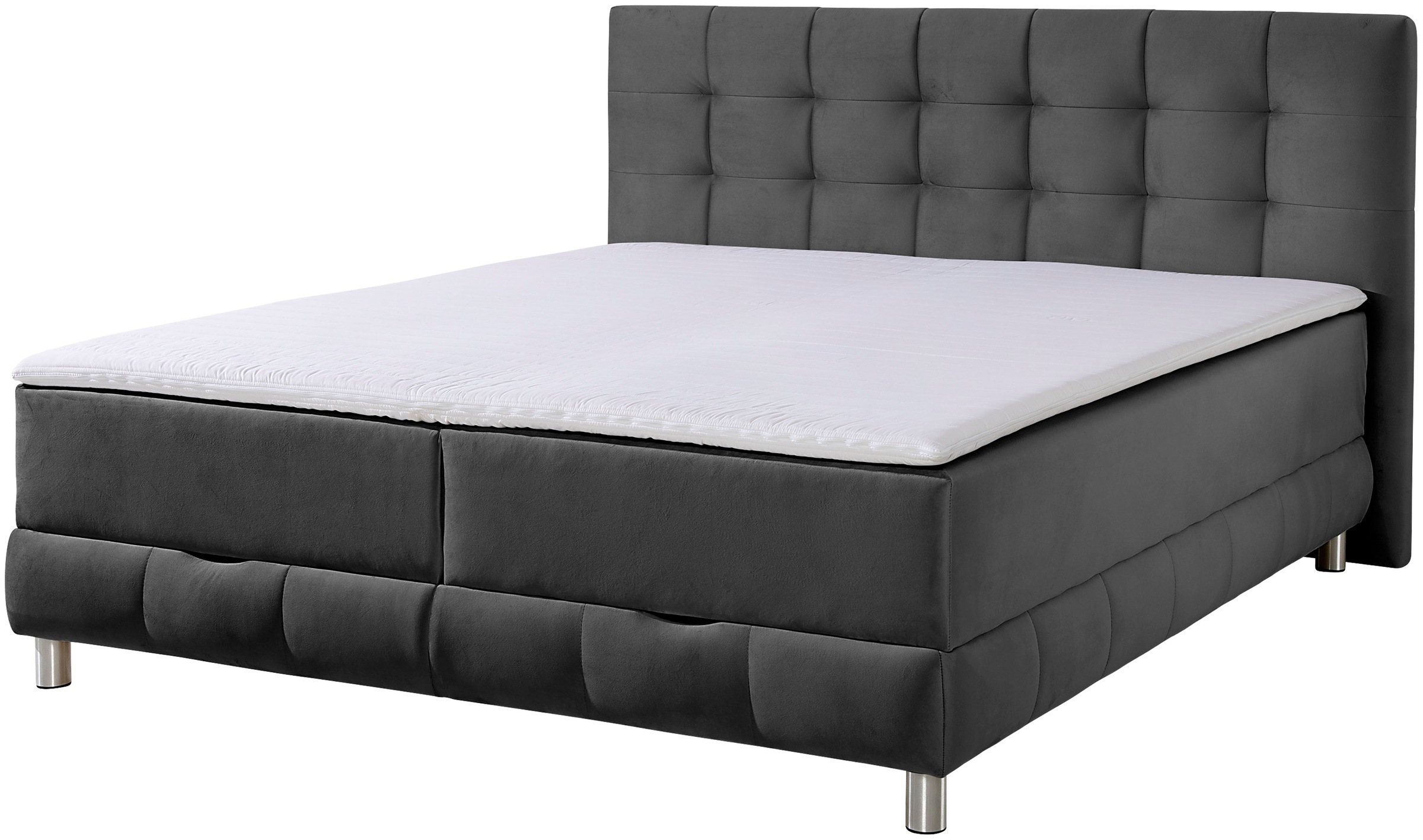 Thumbnail - INOSIGN Boxbett "Vaasa" inkl. Bettkasten & Topper, XXL-Ausführung, Überlänge 220 cm