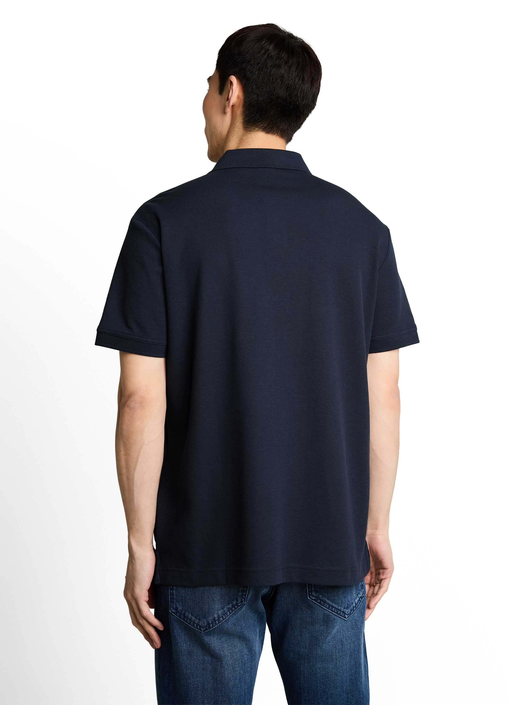 TOM TAILOR Poloshirt Sommer-Poloshirt mit Knopfleiste