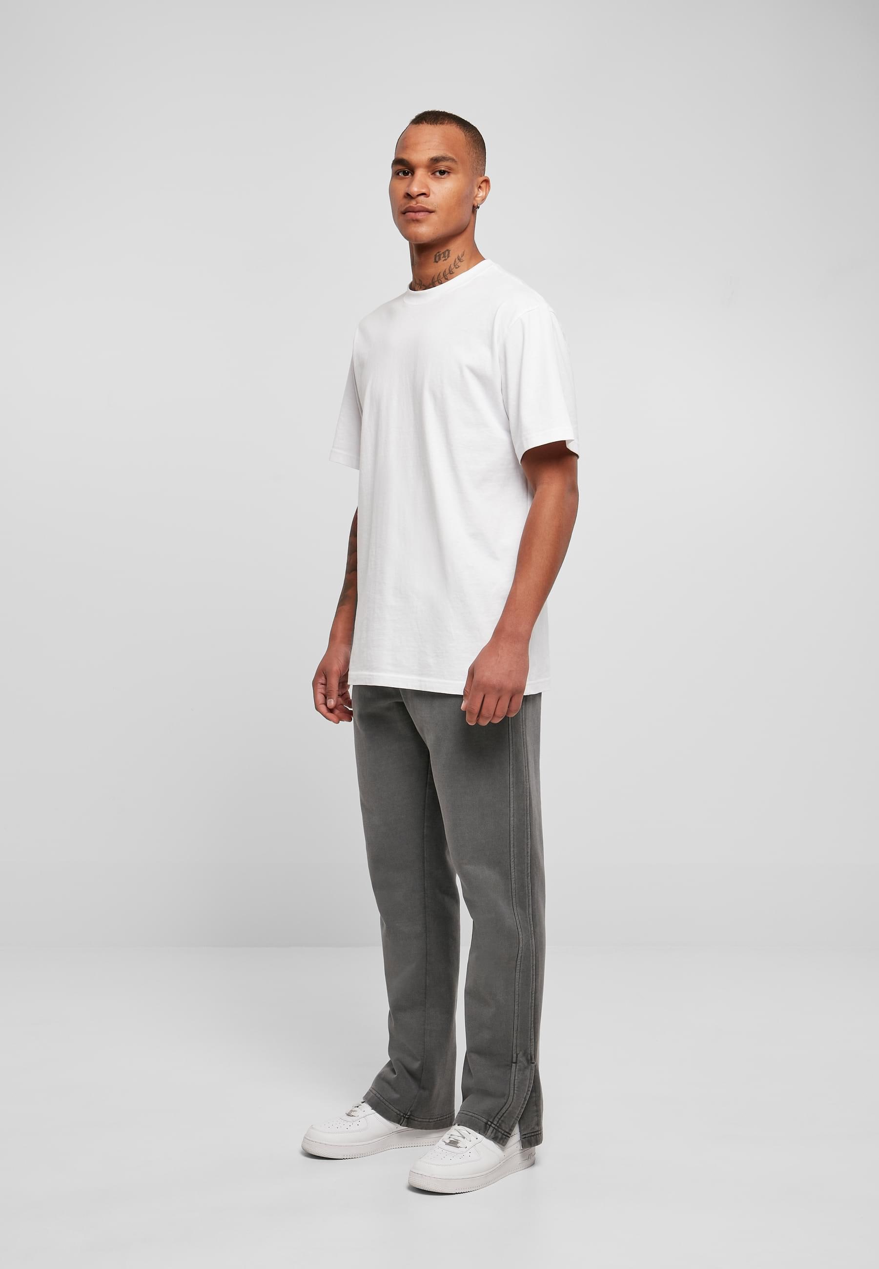 URBAN CLASSICS Jogginghose »Urban Classics Herren Heavy Terry Garment Dye Slit Sweatpants«, (1 tlg.)