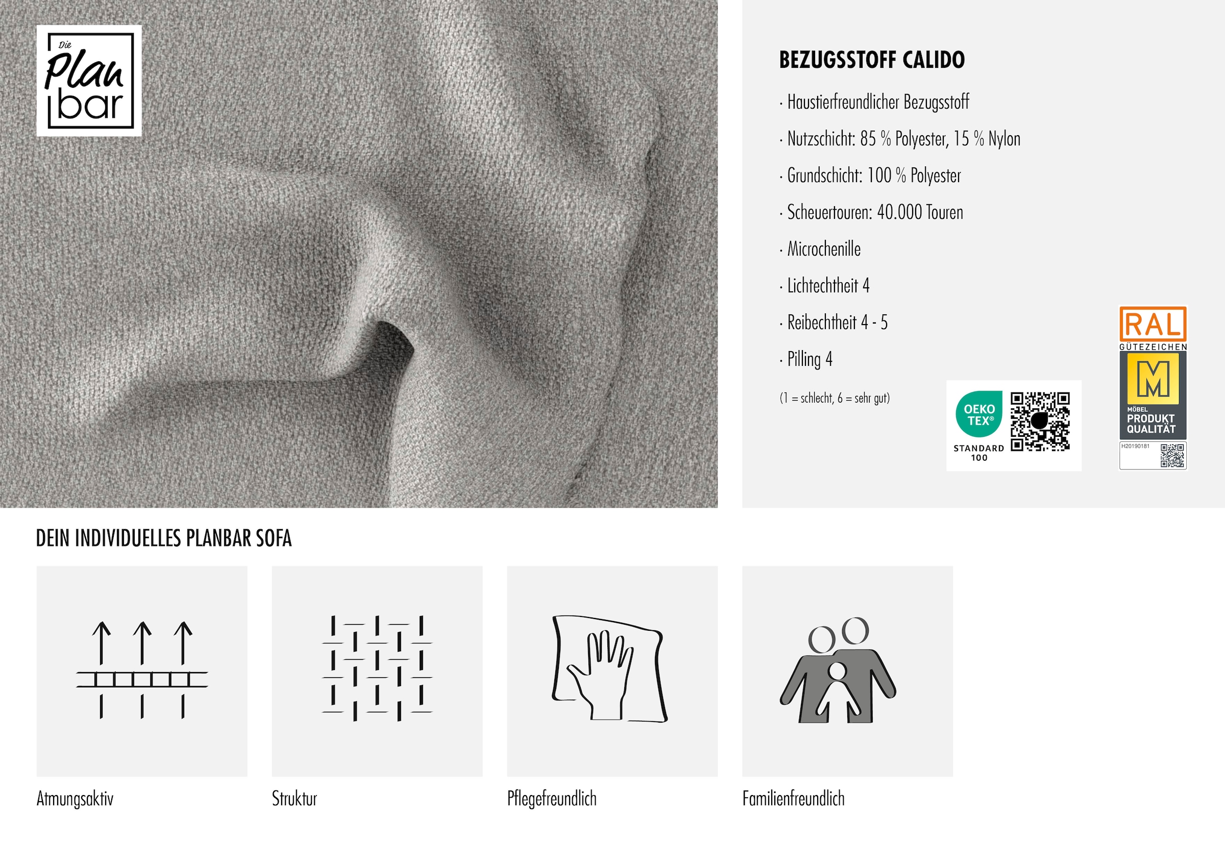 Die PlanBar Ecksofa »MP-IN16012 L-Form Kaltschaum-Polsterung«, inkl. Sitztiefenverstellung, optional mit Funktionen