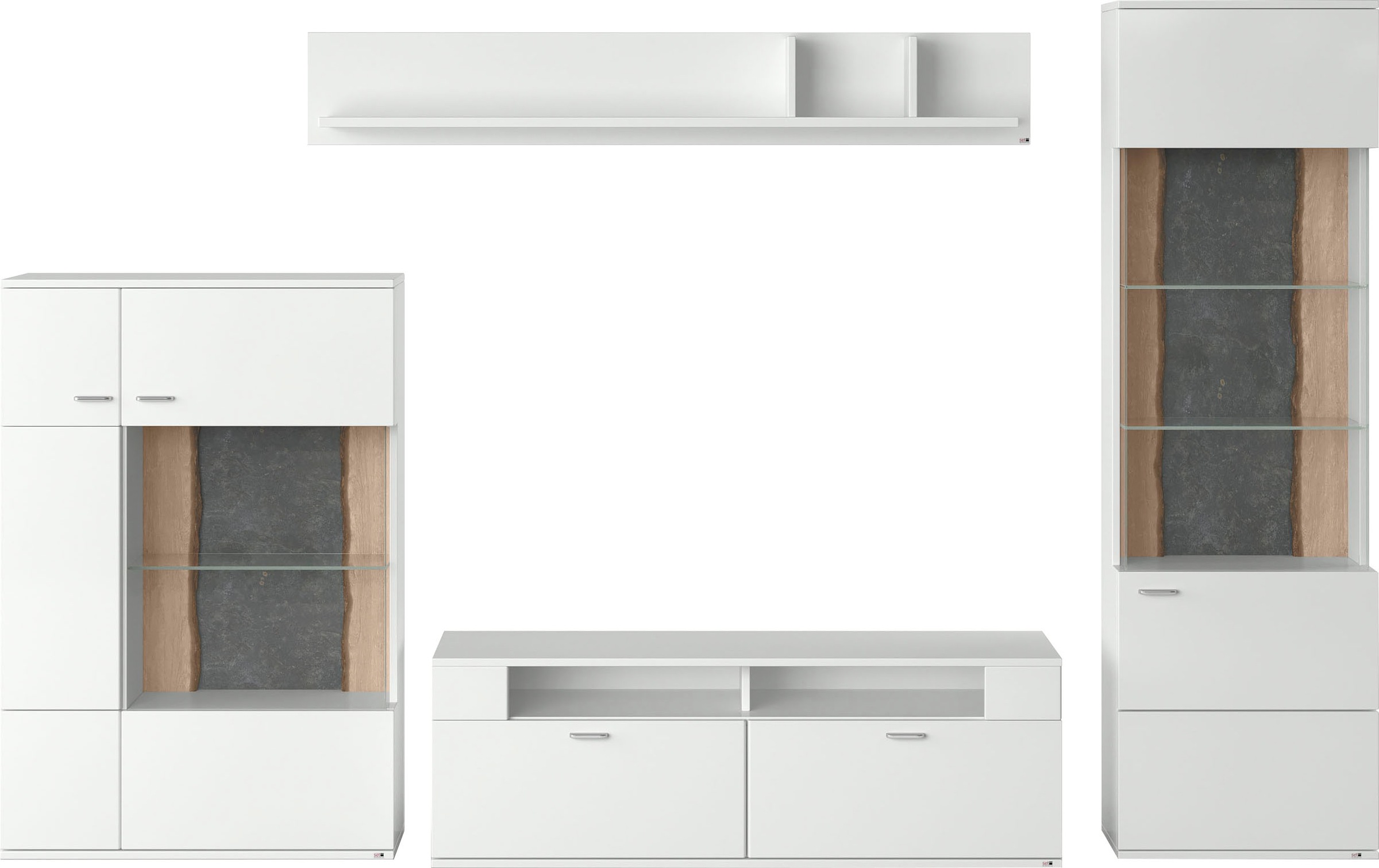 set one by Musterring Wohnwand "TACOMA" Set, 4 Stk. tlg. günstig online kaufen