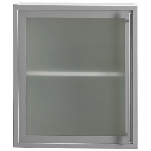 OPTIFIT Glashängeschrank, mit Glasrahmentür in Alu-Optik, Breite 50 cm  kaufen | BAUR
