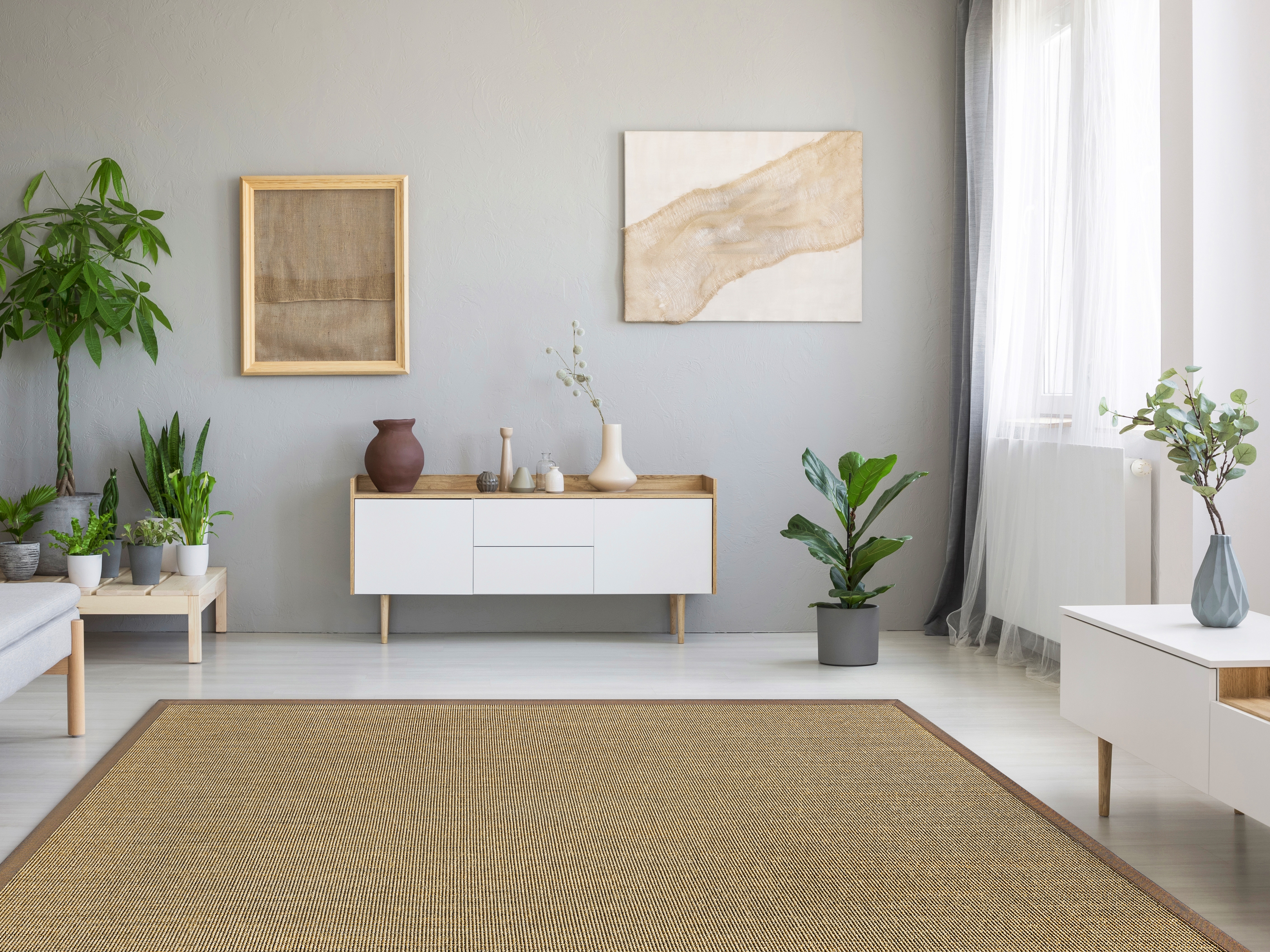 Dekowe Mara S2 Sisal Rug Brown 140x200cm