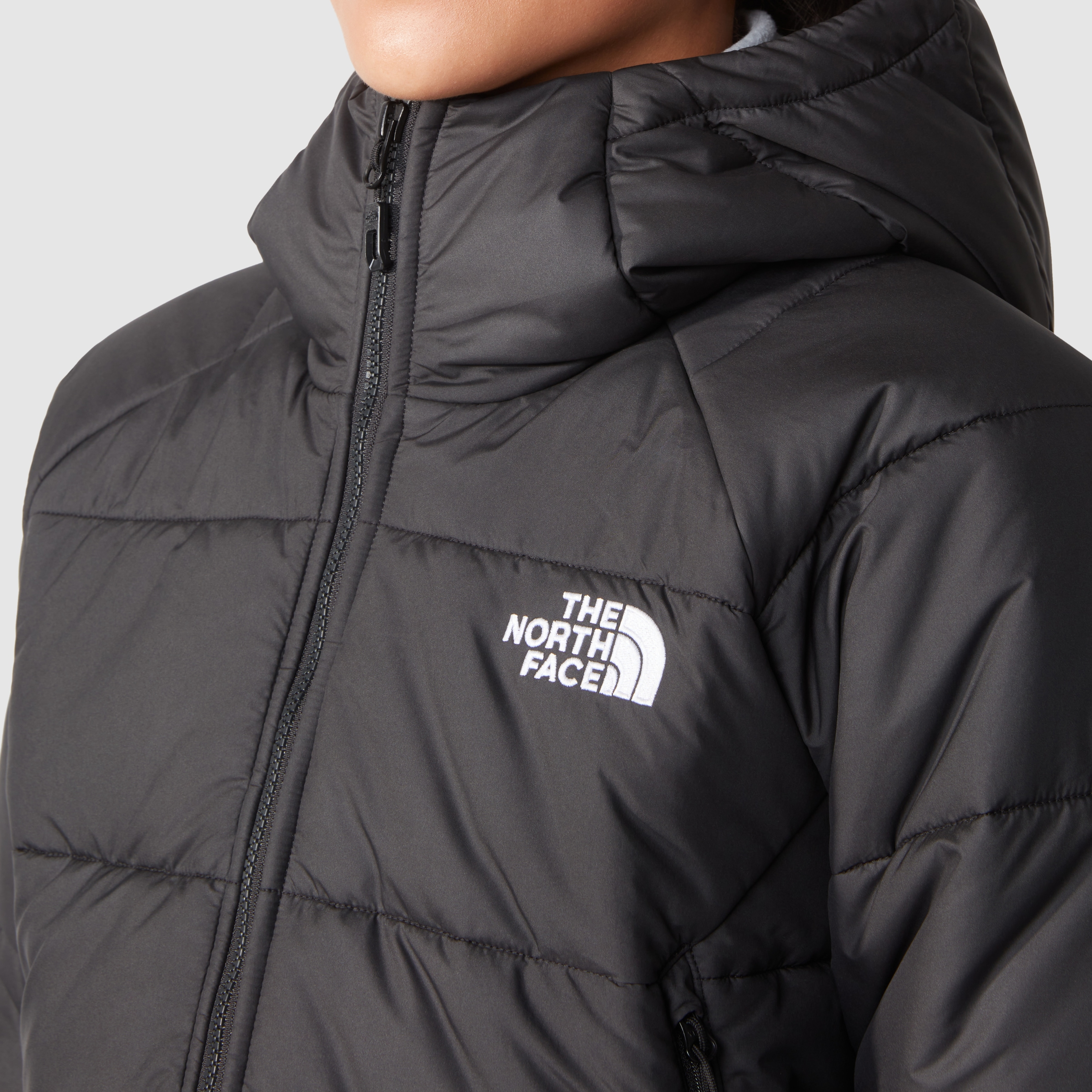 HOODIE«, North Face | mit Funktionsjacke Kapuze, »W HYALITE Logodruck The BAUR mit SYNTHETIC