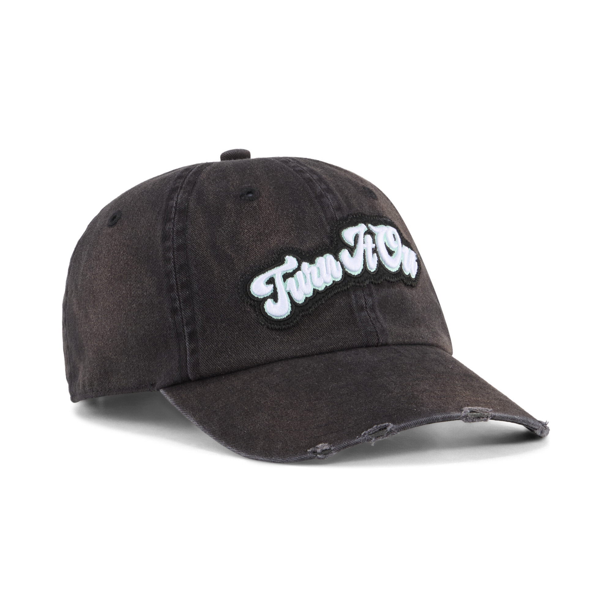 Flex Cap PUMA "Vintage Dad Cap Erwachsene", Gr. onesize, schwarz, unifarben, Caps