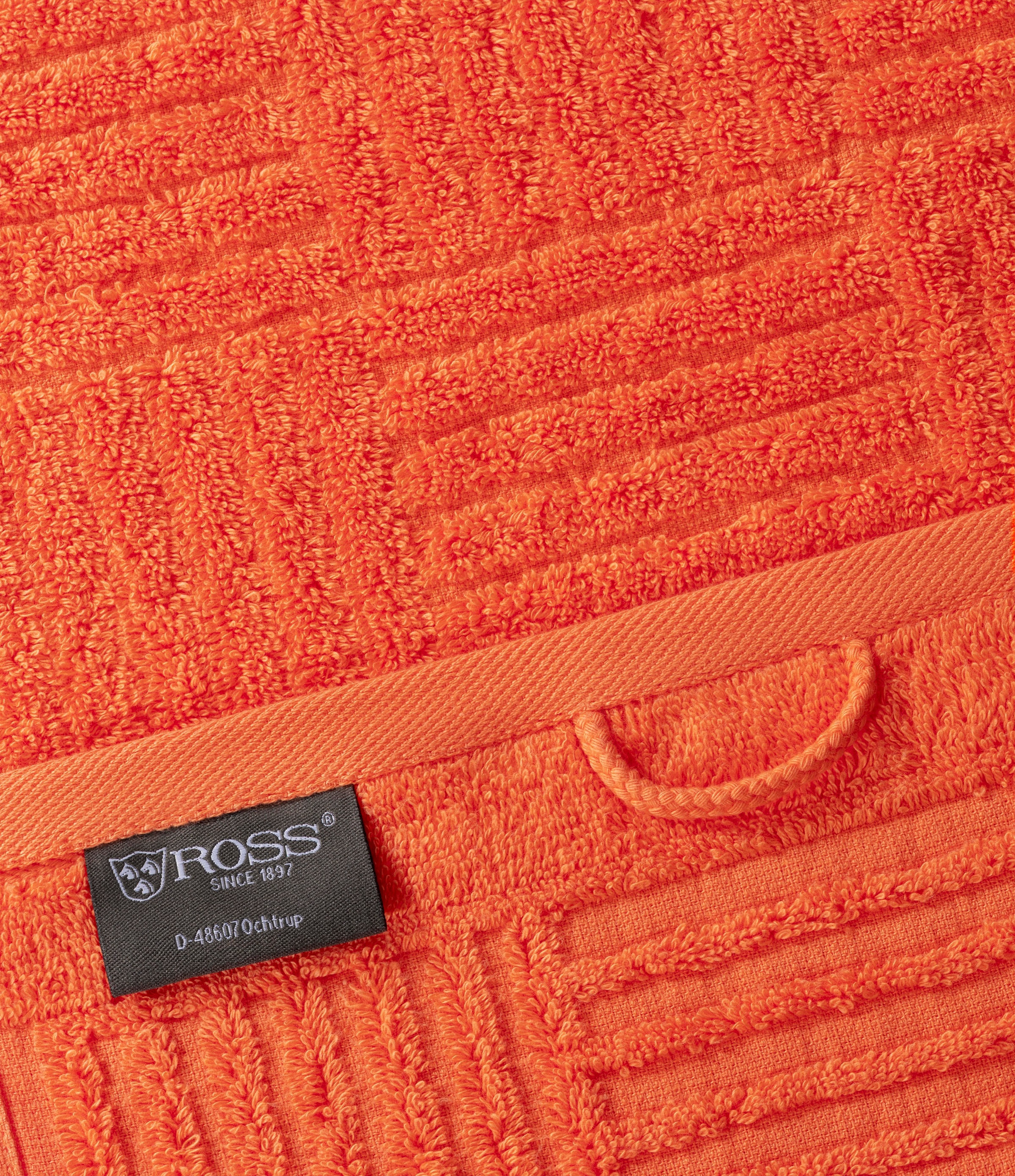 ROSS Handtücher "CARRE" 100% Baumwolle, Rippenstruktur, große Farbauswahl günstig online kaufen