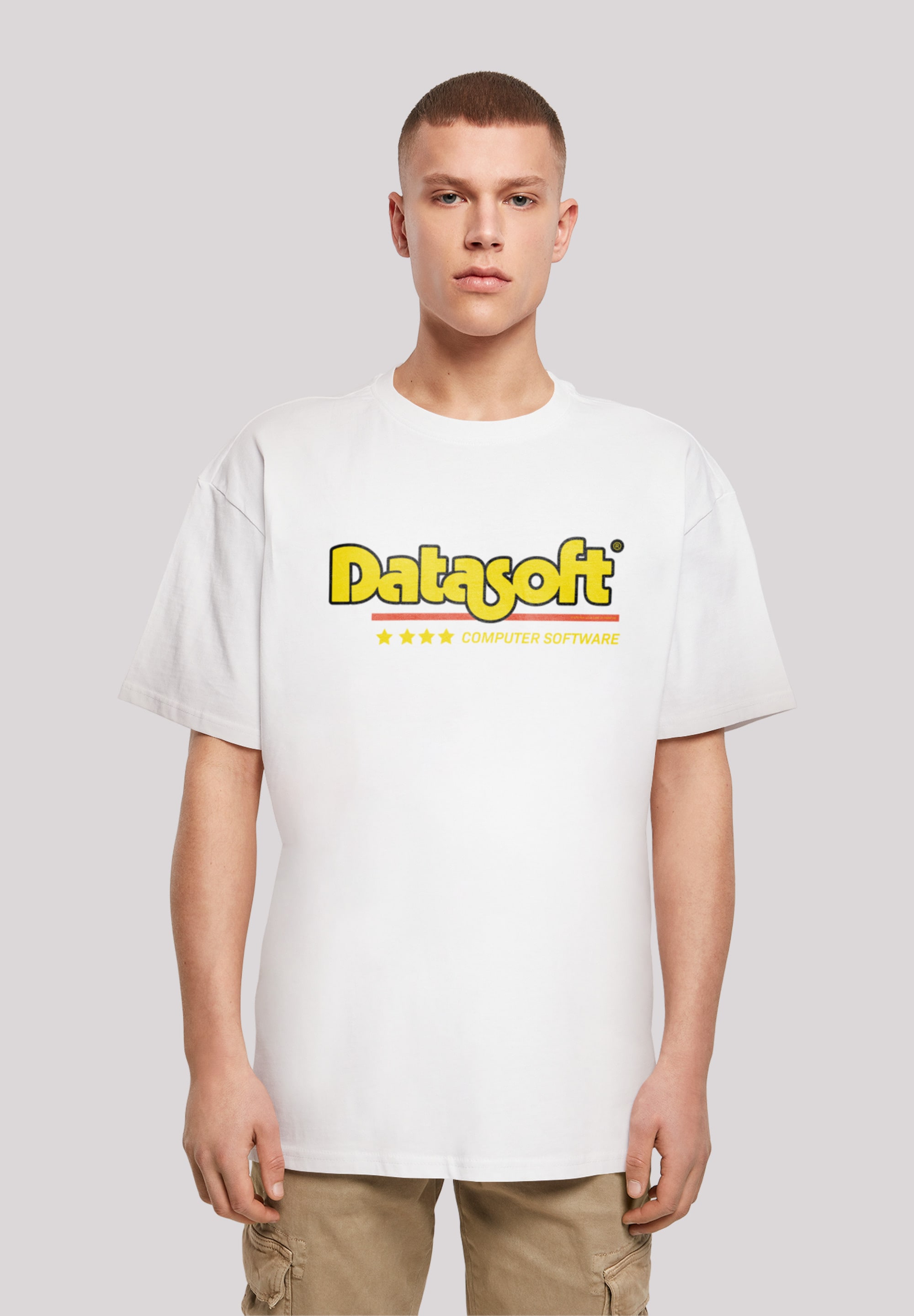 F4NT4STIC T-Shirt "DATASOFT Logo yellow Retro Gaming SEVENSQUARED", Print günstig online kaufen