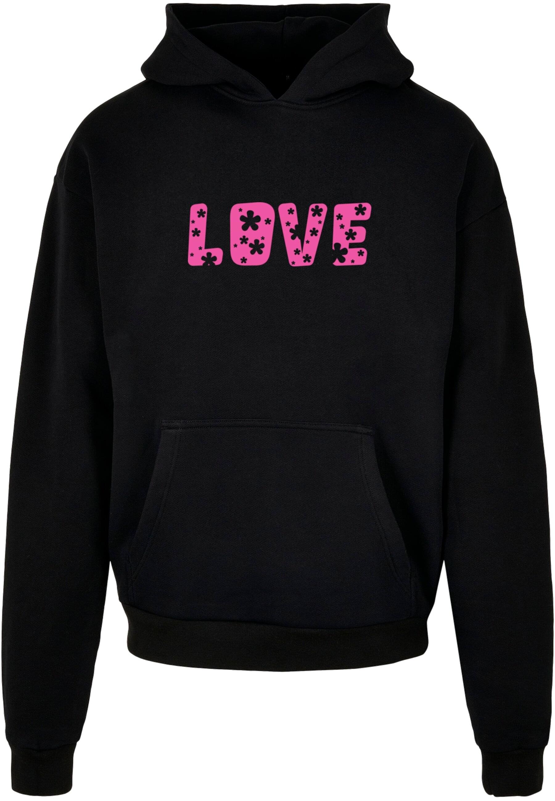 Merchcode Kapuzensweatshirt "Merchcode Herren Valentines Day - Flowers Love Ultra Heavy Hoody"