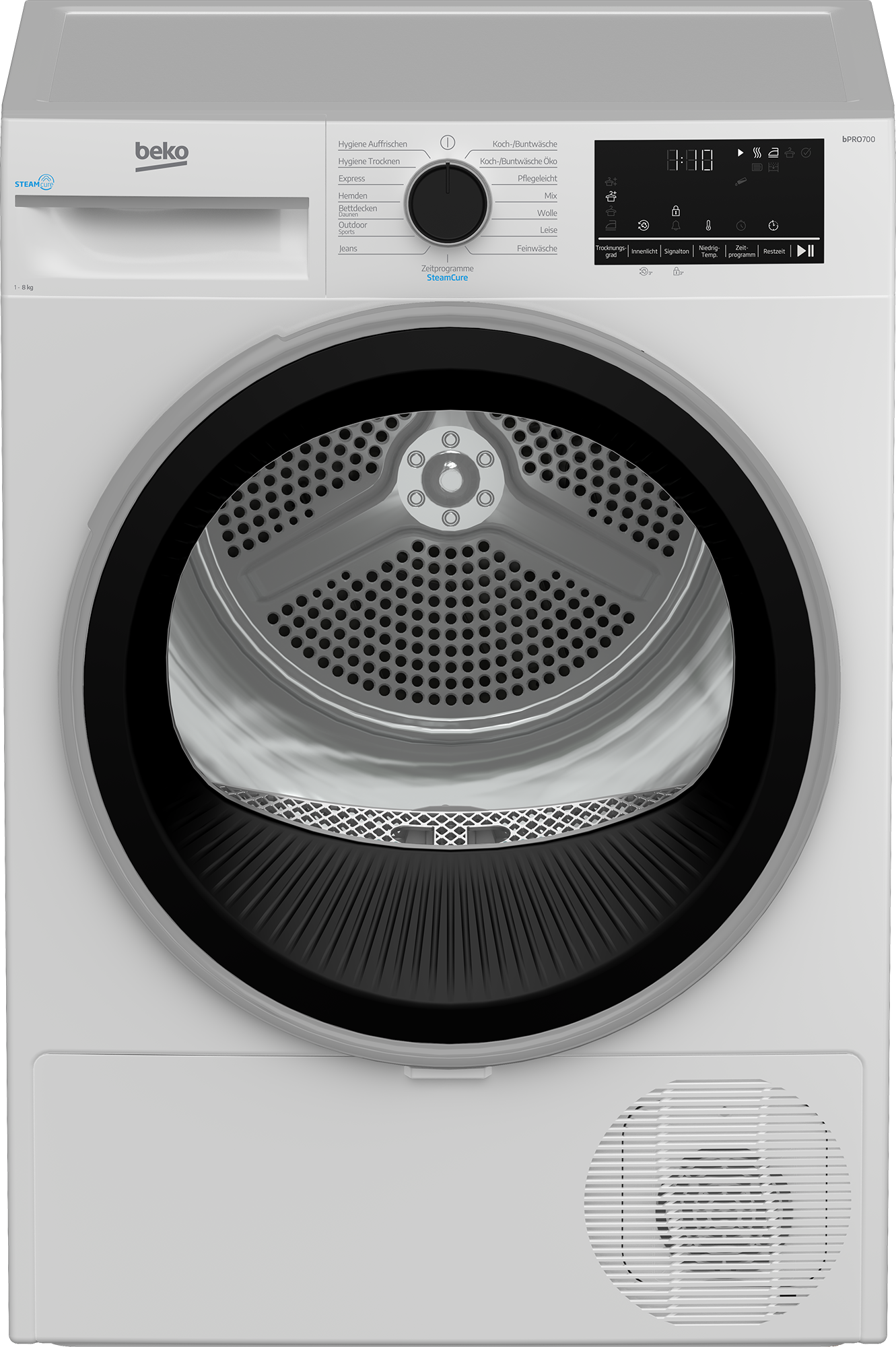 BEKO Wärmepumpentrockner »B5T68219« Die Motorgarantie gilt 10 Jahre, die Schontrommel pflegt sanft.