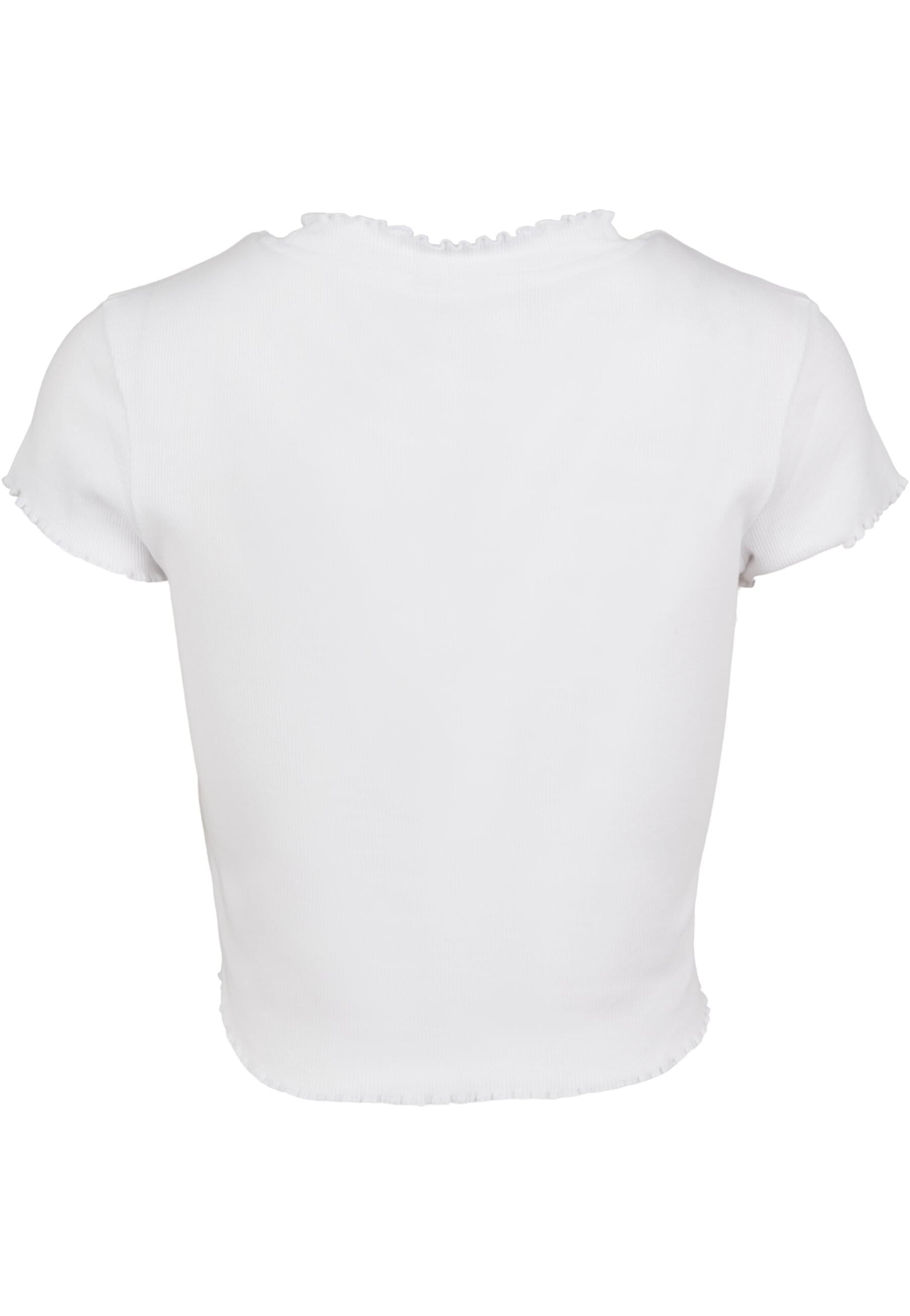 URBAN CLASSICS T-Shirt »Urban Classics Damen Ladies Cropped Rib Tee«, (1 tlg.)