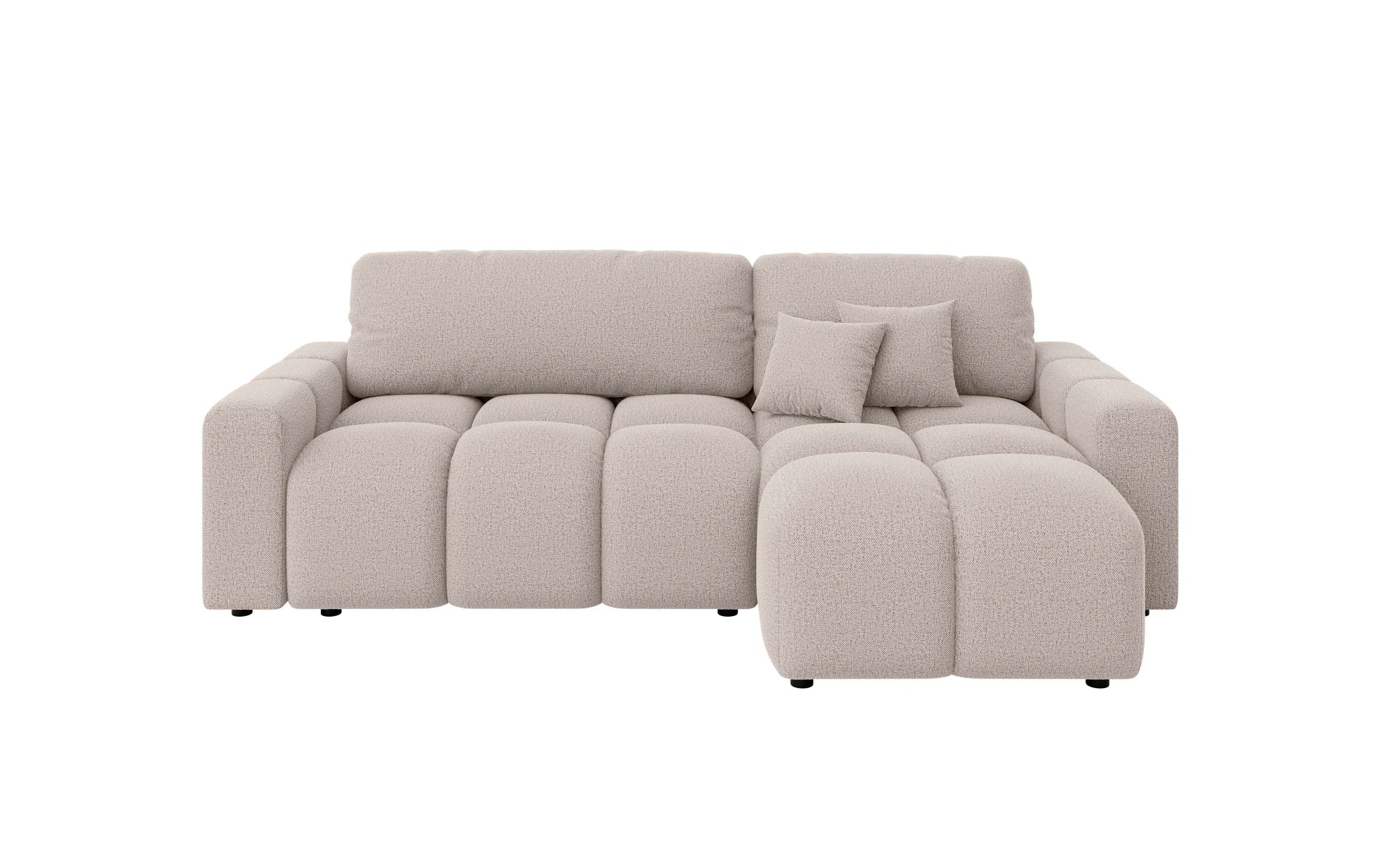 Home affaire Ecksofa »FELICI, Schlafsofa 233cm, L-Form mit Recamiere beidseitig montierbar« Designsofa mit Bettfunktion und Bettkasten, Maße B/T/H: 233/142/88 cm