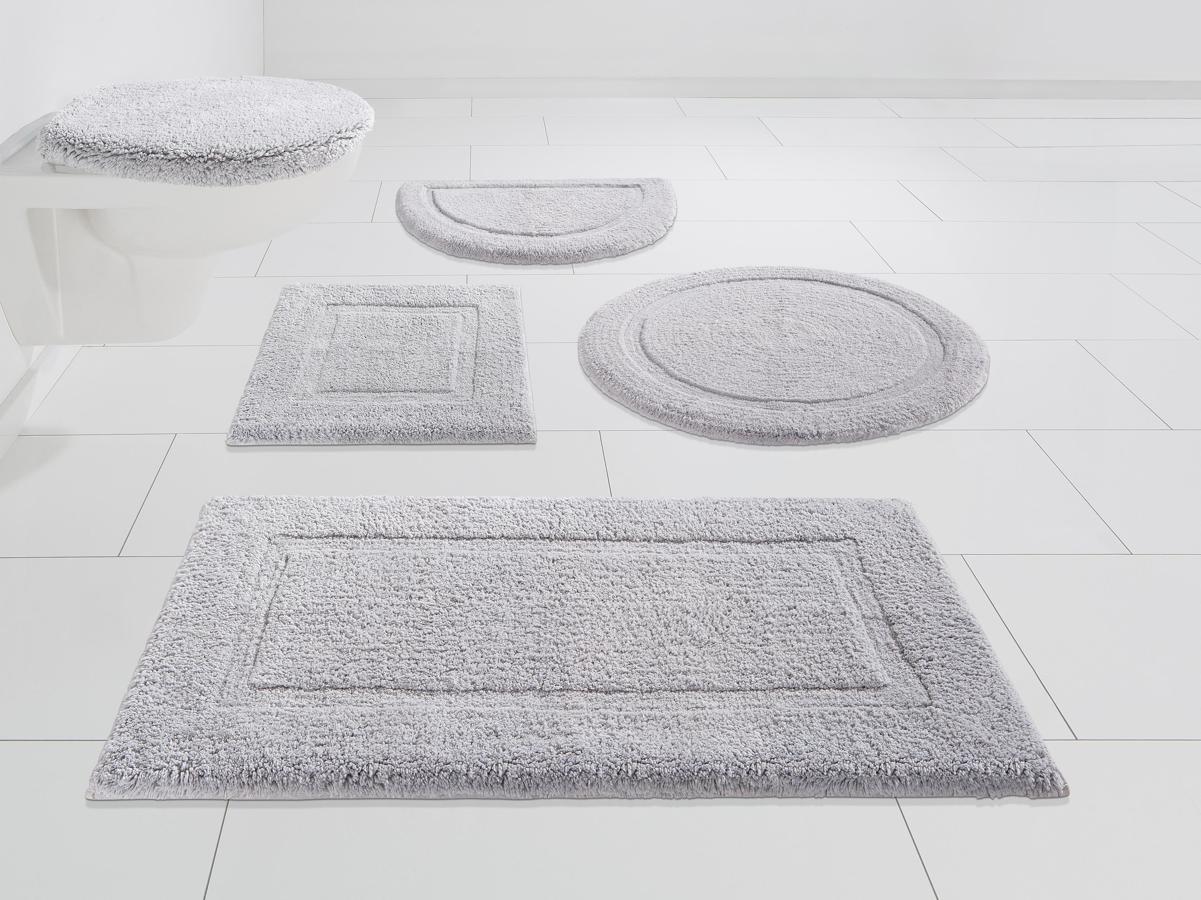 andas Badematte "Luana" Höhe 13 mm fußbodenheizungsgeeignet  strapazierfähi günstig online kaufen