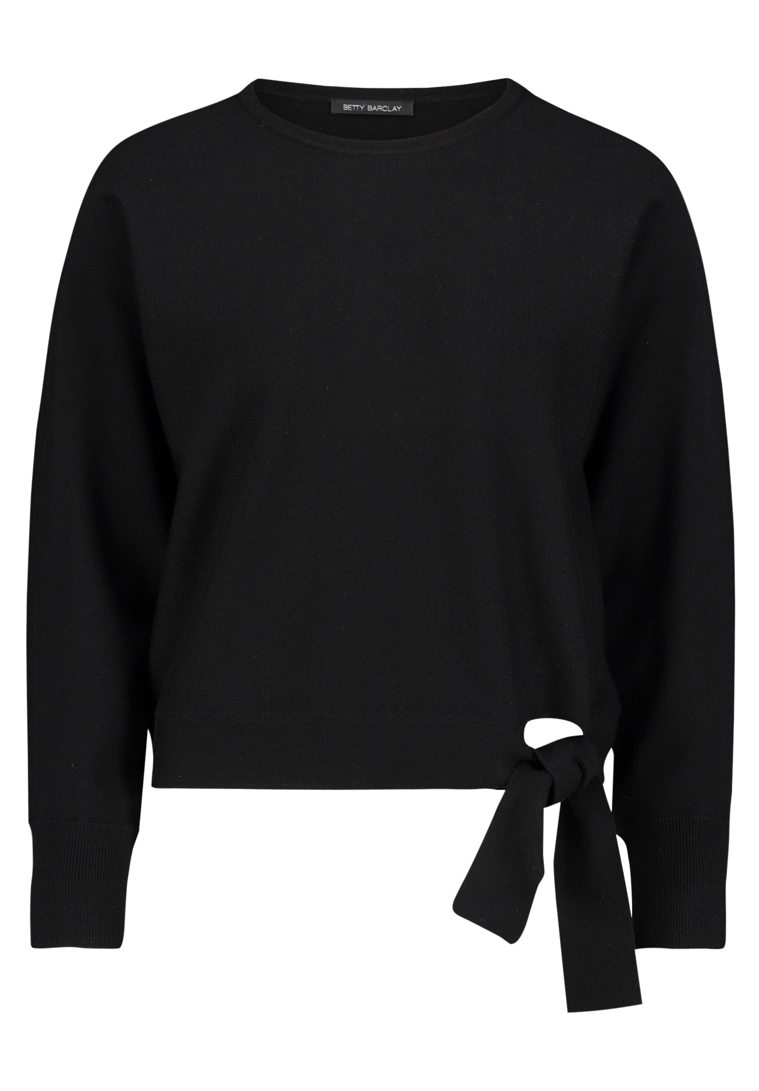 Betty Barclay Strickpullover »Betty Barclay Damen Feinstrickpullover langarm«, (1 tlg.), Bindeband