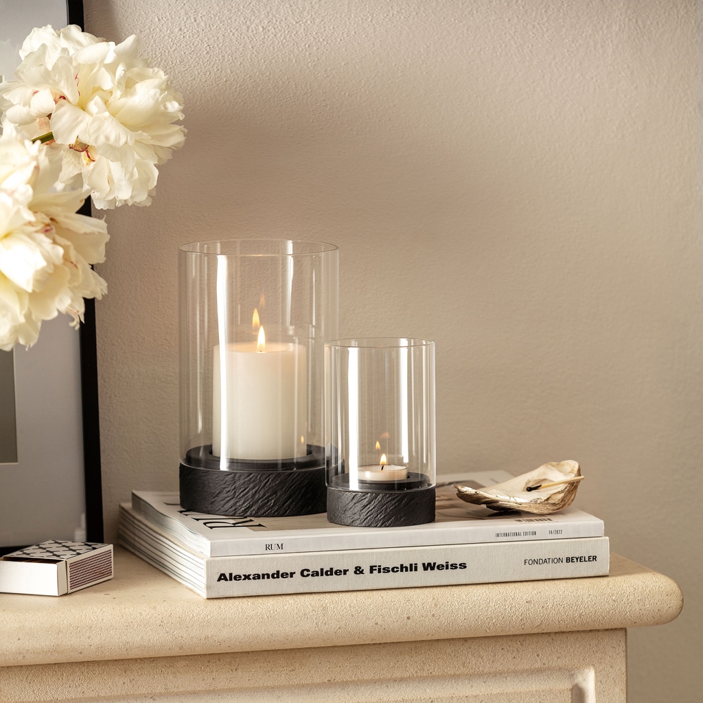 Villeroy & Boch Windlicht »Windlicht Manufacture Rock Home 20 cm schwarz«
