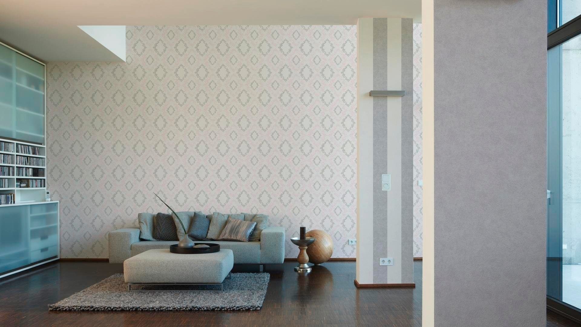 living walls Vliestapete »Memory«, Streifen-gestreift-mehrfarbig, Landhaus Tapete Streifen Tapeten Wohnzimmer Schlafzimmer Küche Design