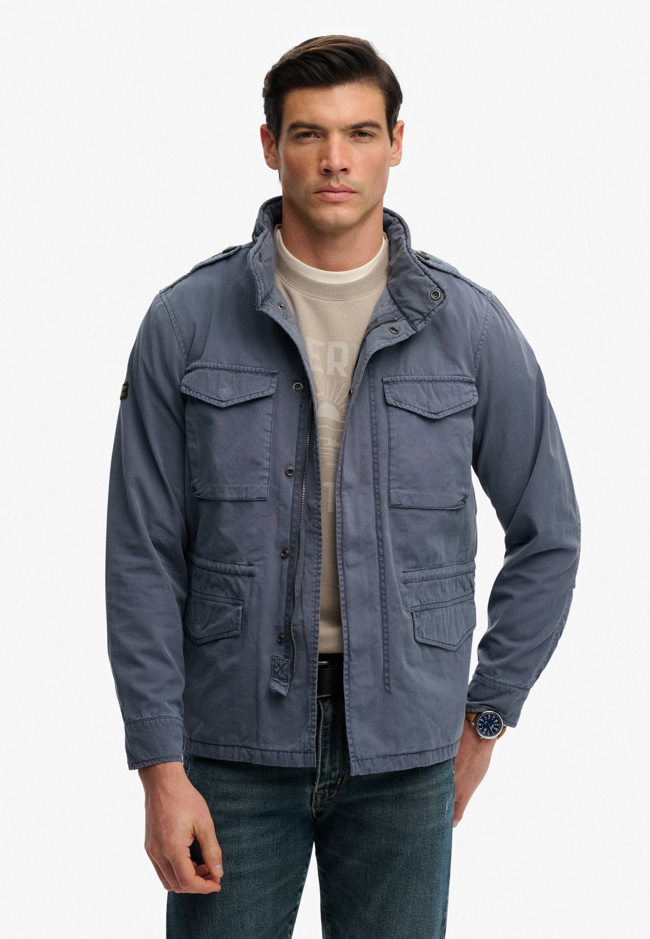 Superdry Parka "COTTON M65 JACKET" ohne Kapuze günstig online kaufen